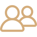 A checkmark inside a target-like crosshair symbol