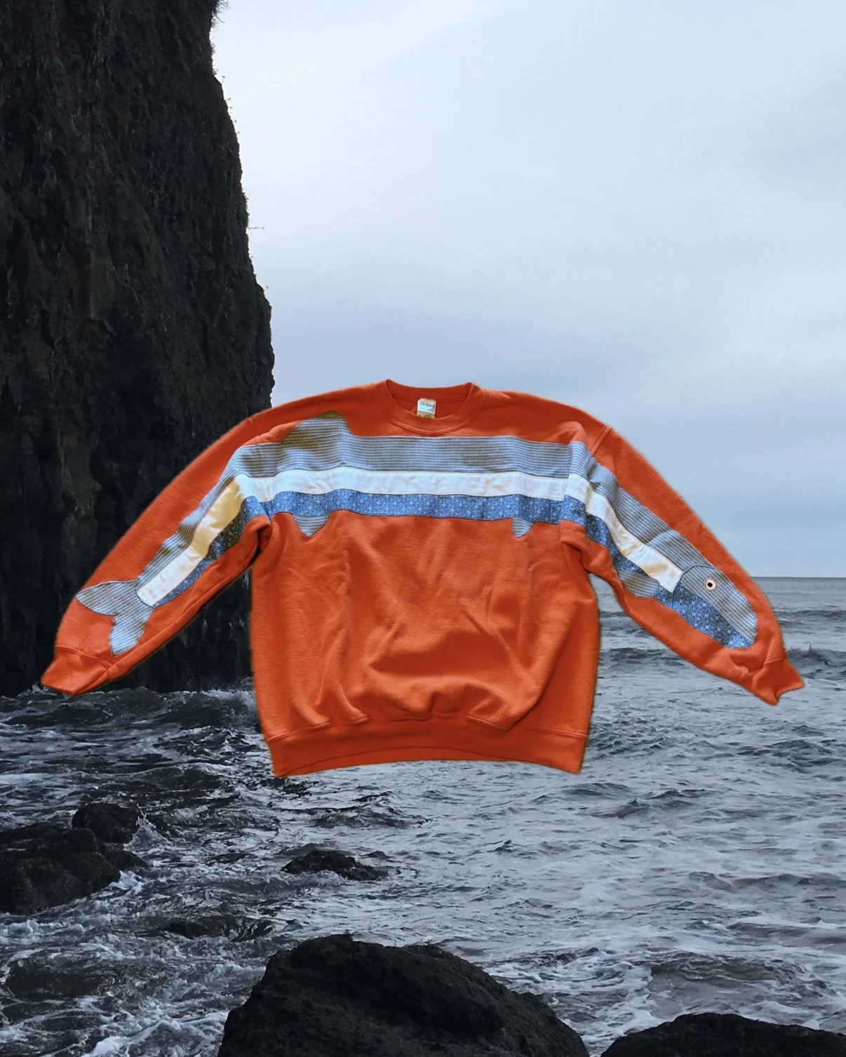 "Tangerine Seas" Crewneck