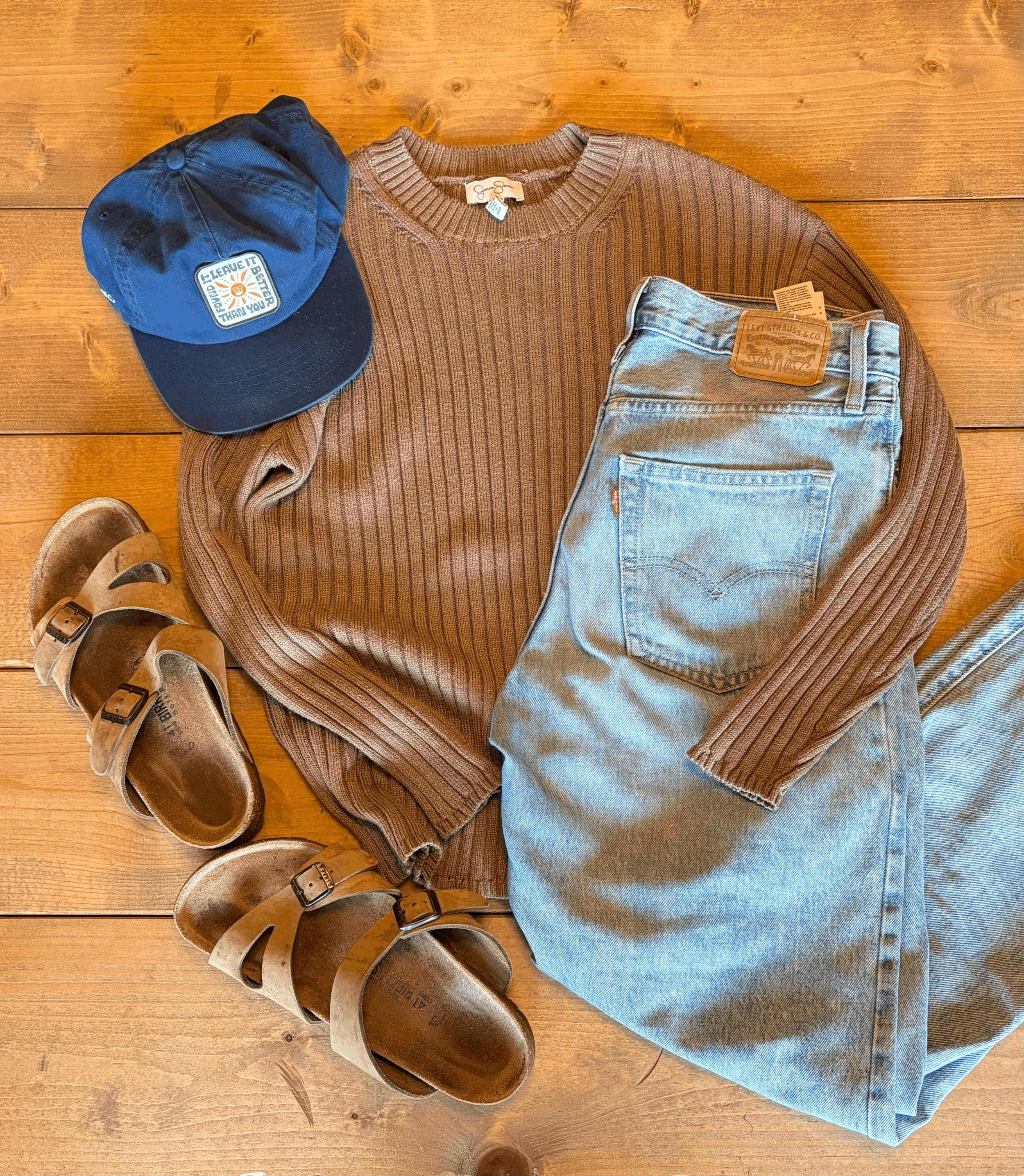 Jessica Simspon Brown Sweater