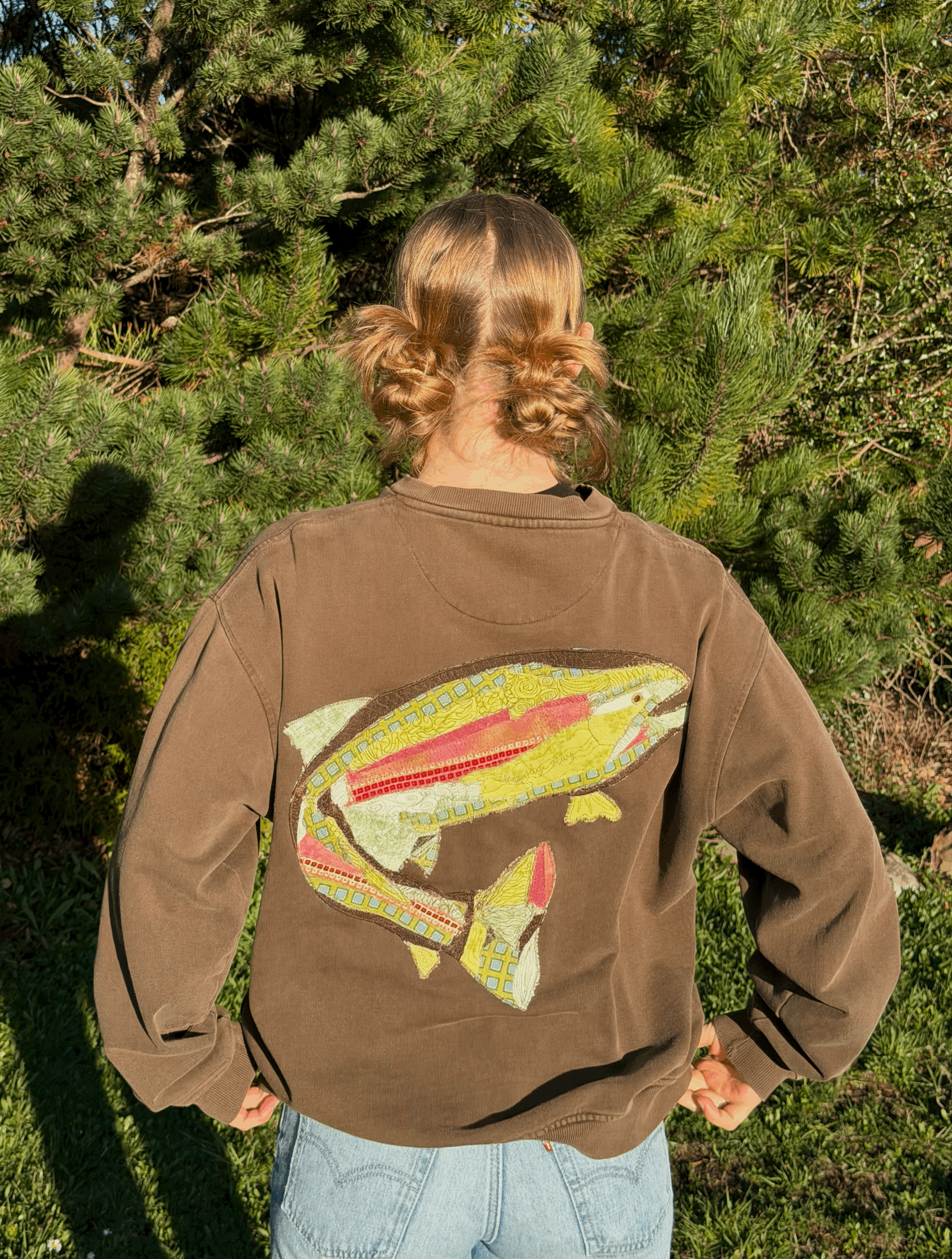 "Mossy Stream" Henley Crew