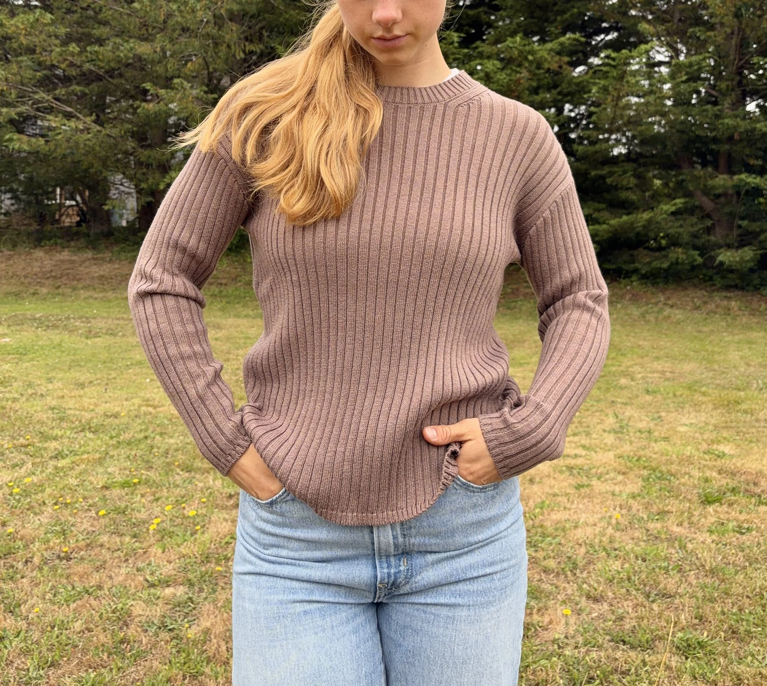 Jessica Simspon Brown Sweater