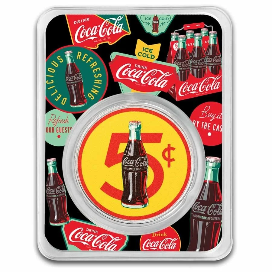 1 oz Silver Coin in Tamper Evident Packaging