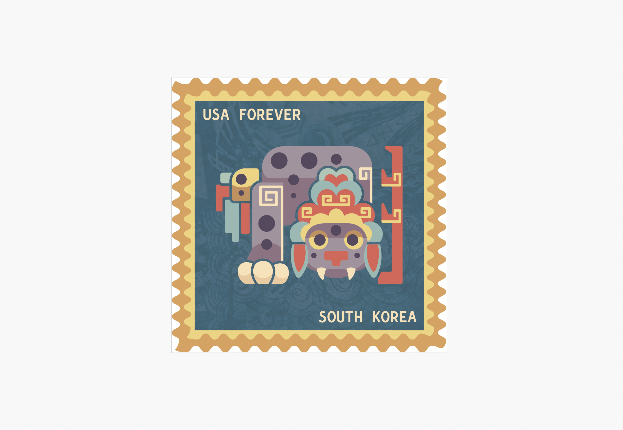 Cultural Stamps - South Korea