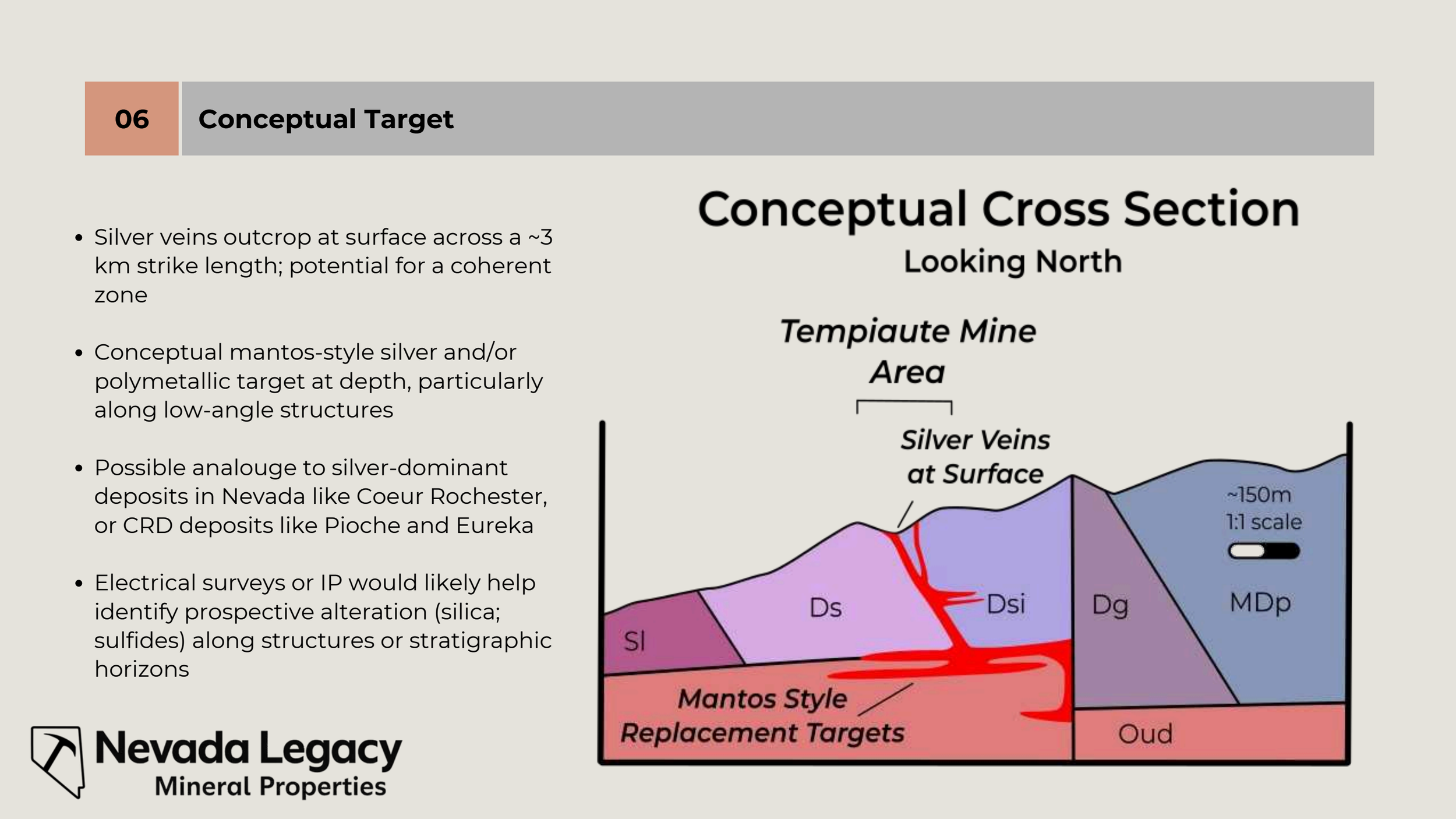 Conceptual Cross-Section of Silver Target