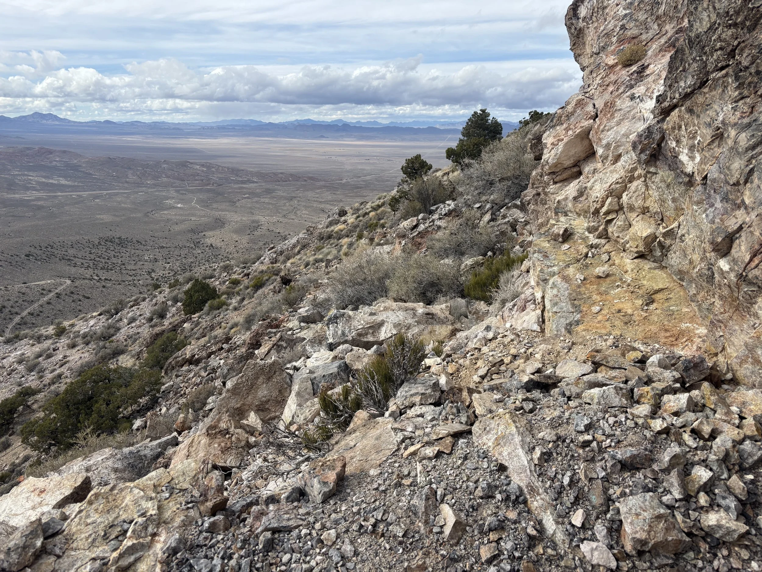 High-grade silver prospect with potential for undiscovered vein extensions and carbonate replacement polymetallic mineralization.
