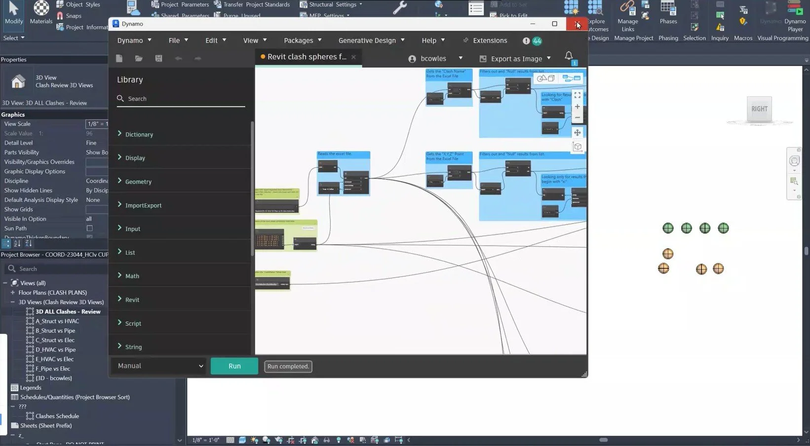 Gathering and Organizing Data in Dynamo