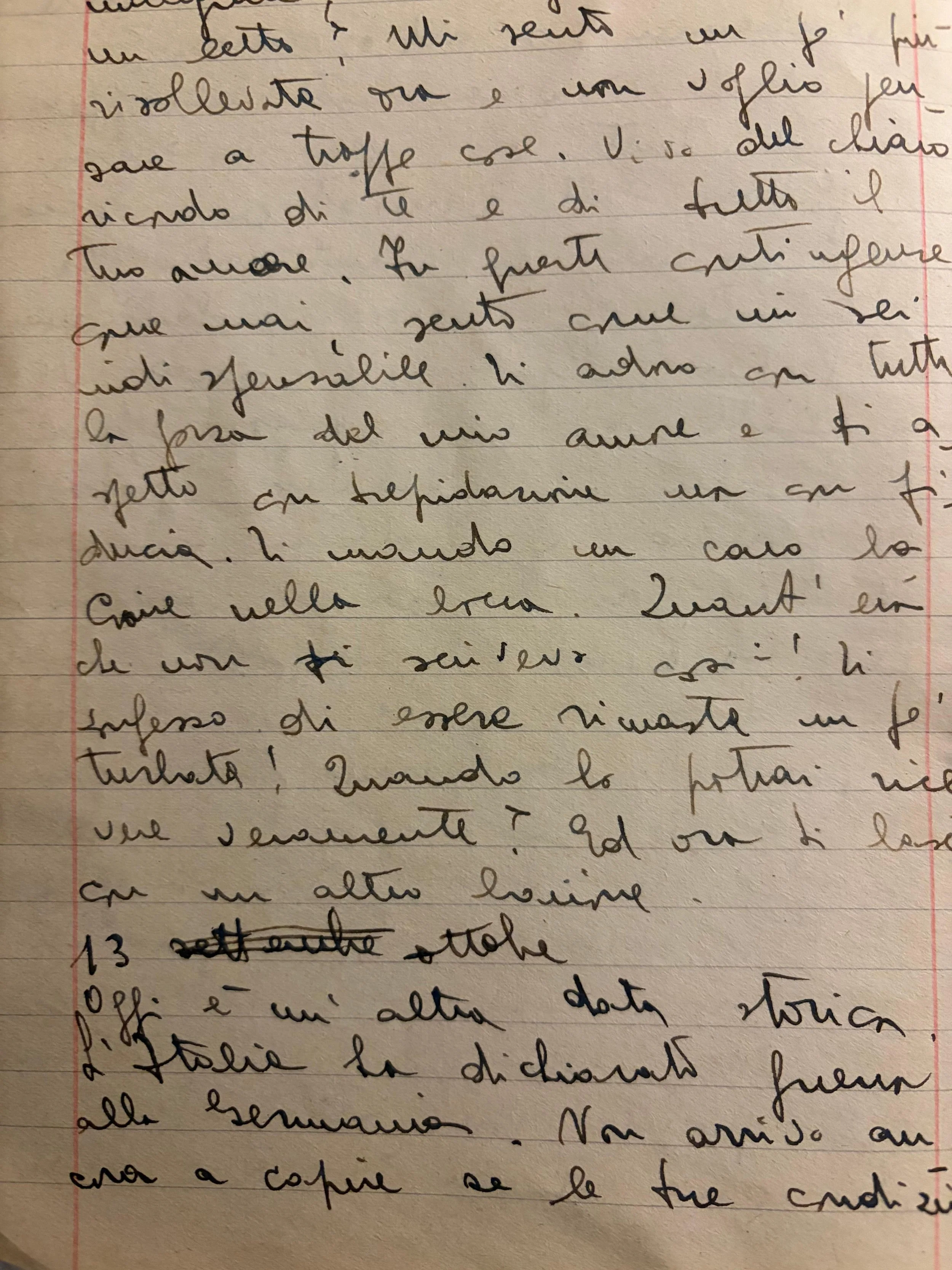 DIARIO 1. 13 Ottobre 1943. “Guerra alla Germania”