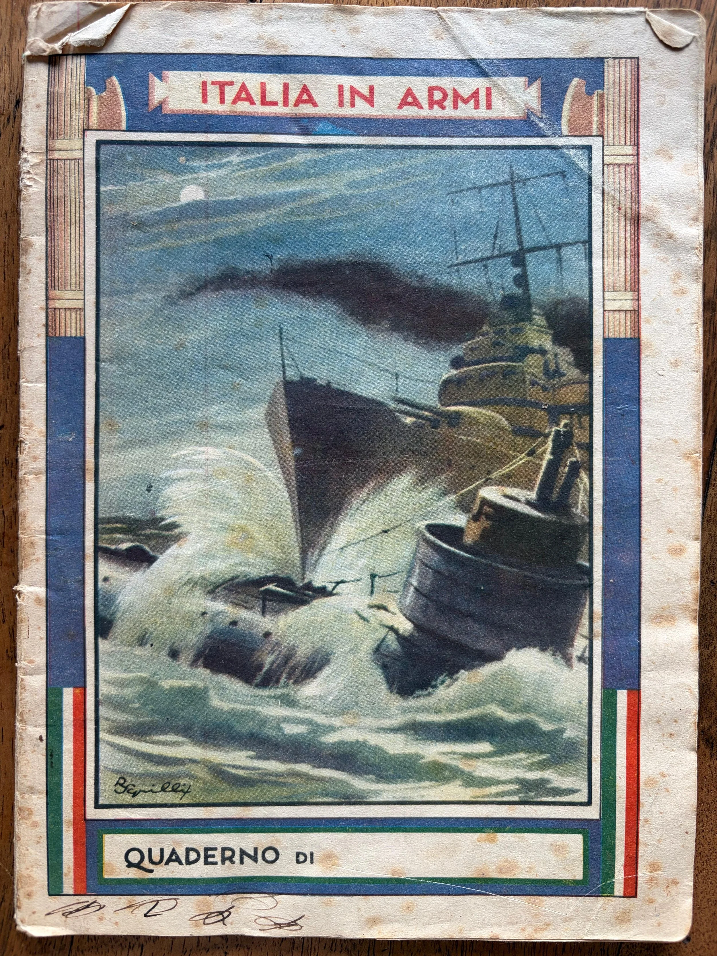 DIARIO 1. 10 Ottobre 1943. “Una specie di Diario”
