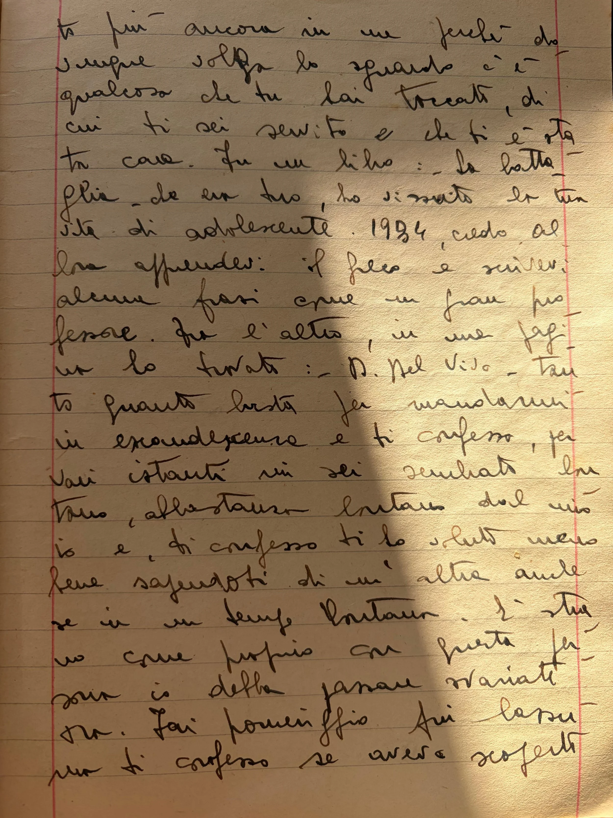 DIARIO 1. 28 Ottobre 1943. “Con gli Inglesi starai bene”