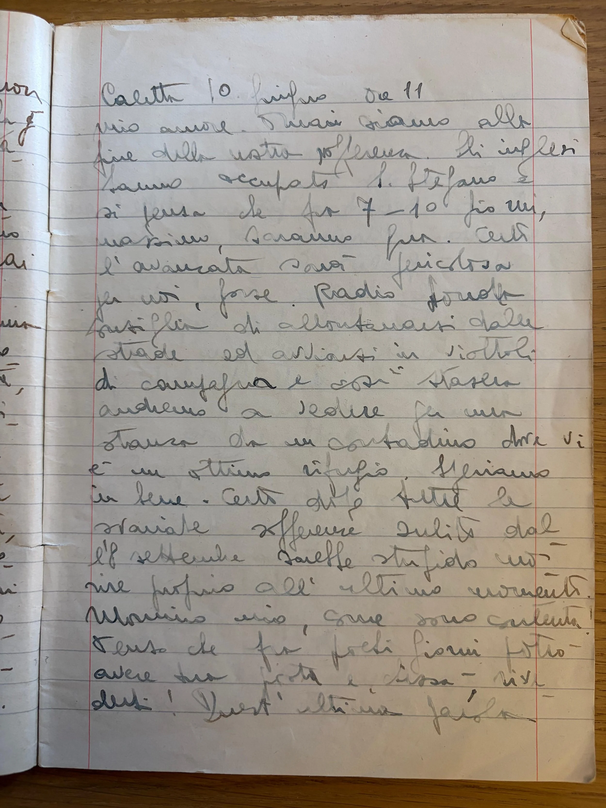 DIARIO 3. 10 Giugno 1944, 11am.“Radio Londra”