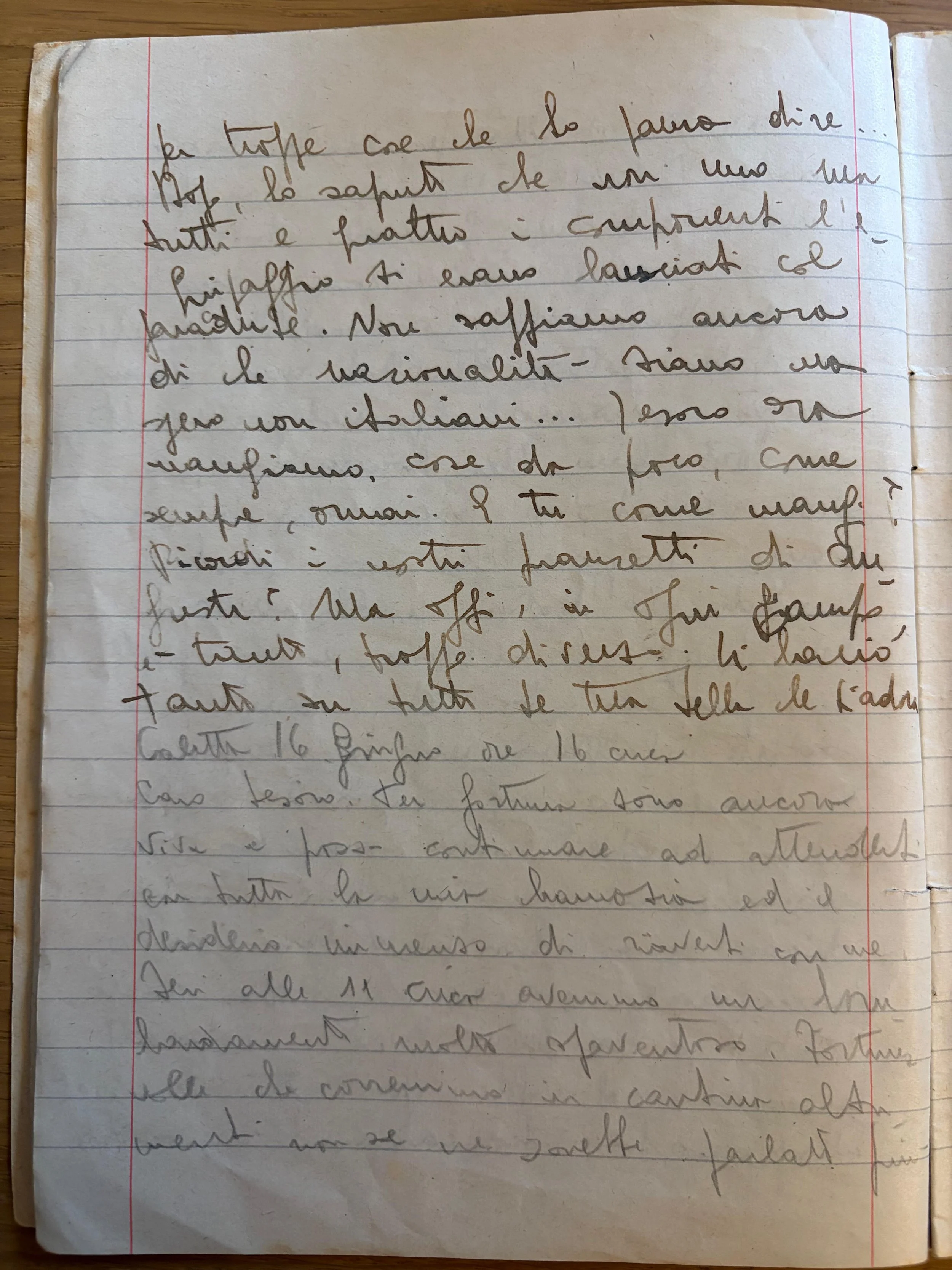 DIARIO 3. 16 Giugno 1944, 11am.“Ancora viva”