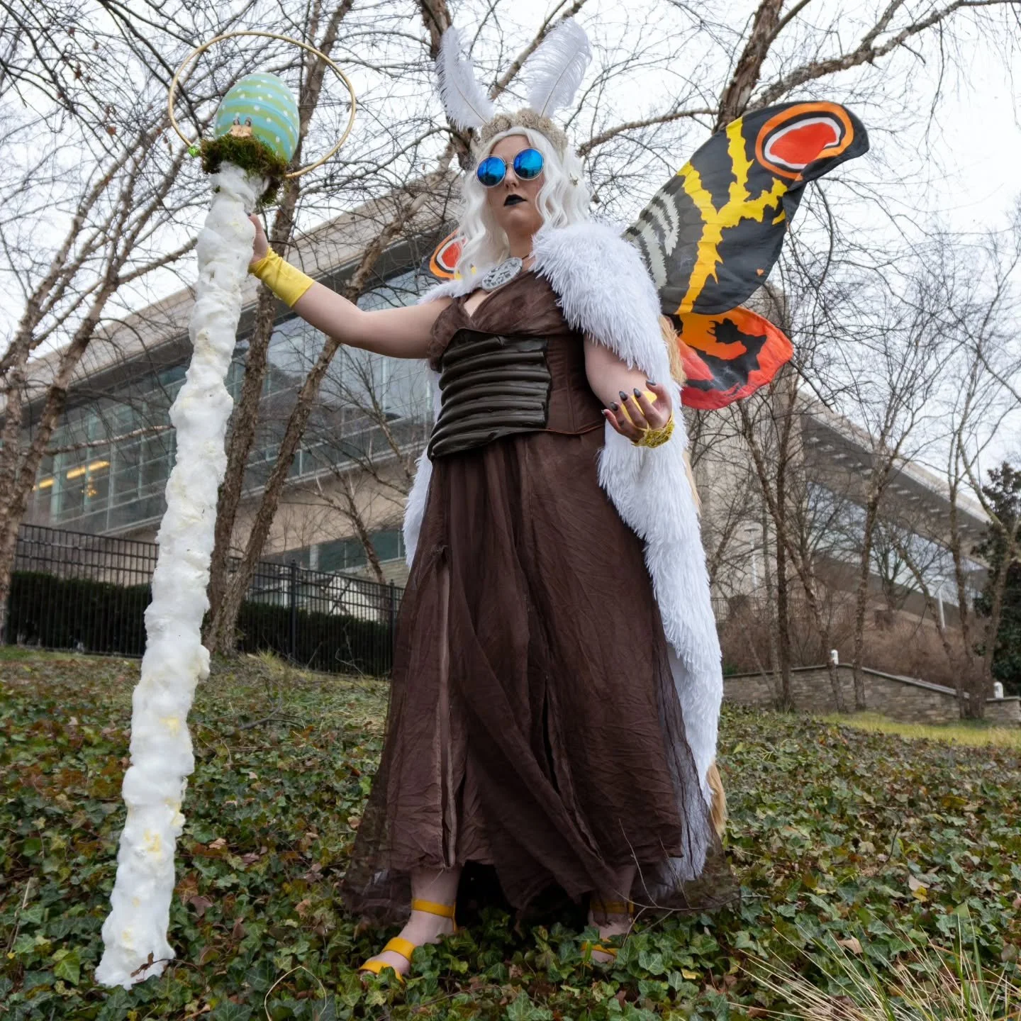 Older than language. Older than fear. Magic that predates belief. She prepares. The world holds its breath.

Another set of Britt as Goddess Mothra.

📸 @tempestandglass
📍 @magfest 2026

#MAGFest #magfest2026 #CosplayPhotography #cosplay #mothra