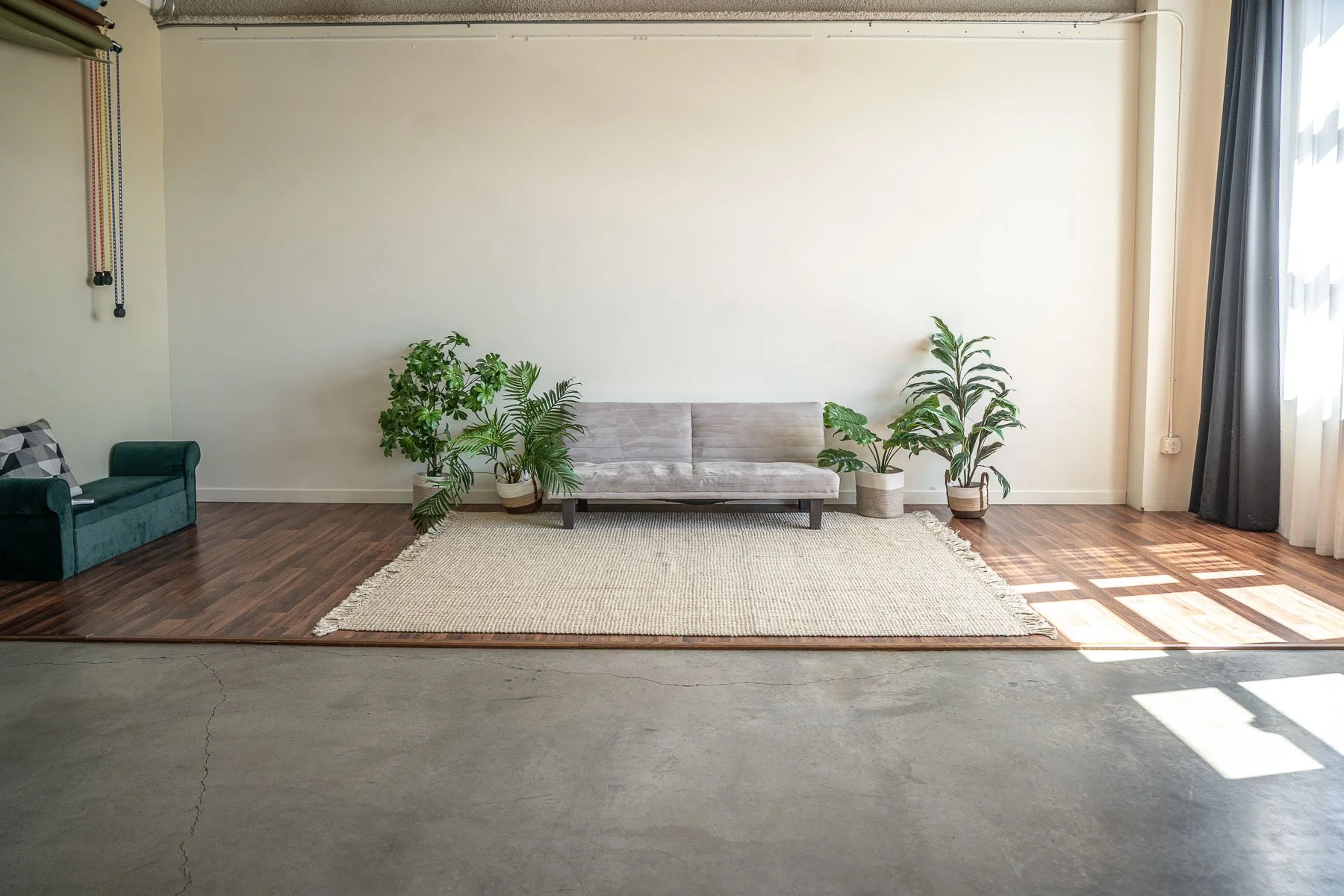 High ceiling photo studio