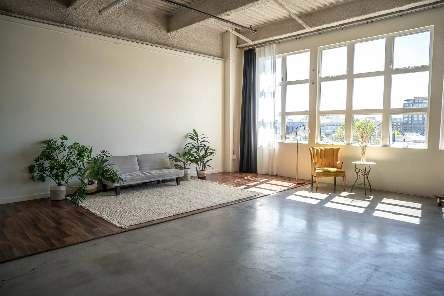 Large windowed natural light studio in NW Portland