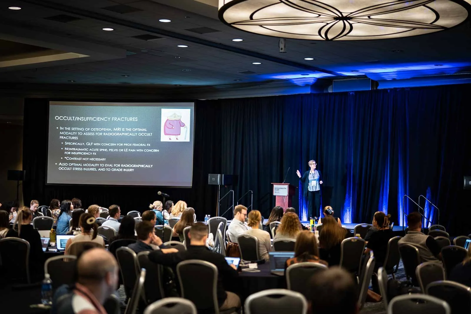 Event photography of a medical conference at the Hilton Portland