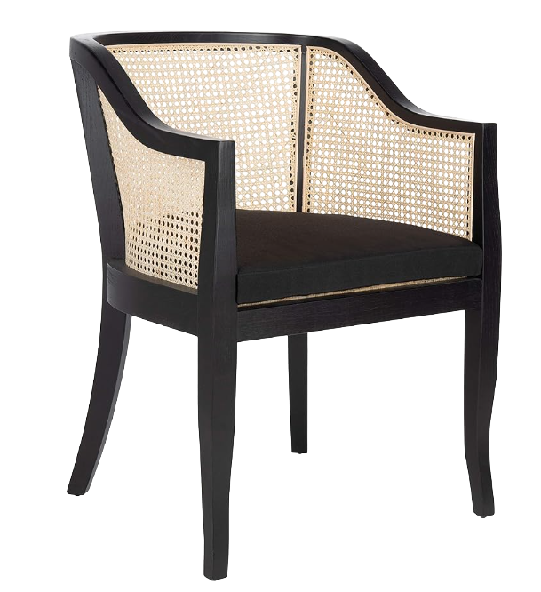 Rina Black and Natural Chair