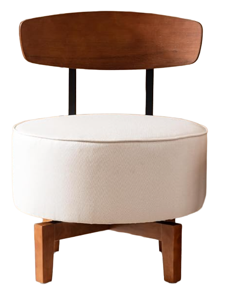 Swivel Accent Chair in Linen