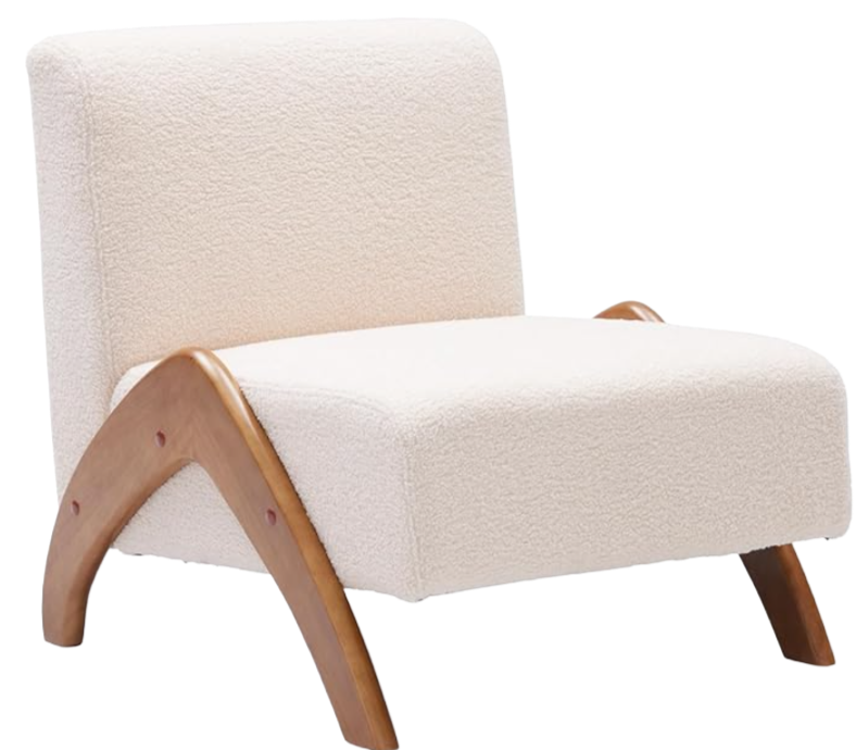 Oversized Armless Accent Chair