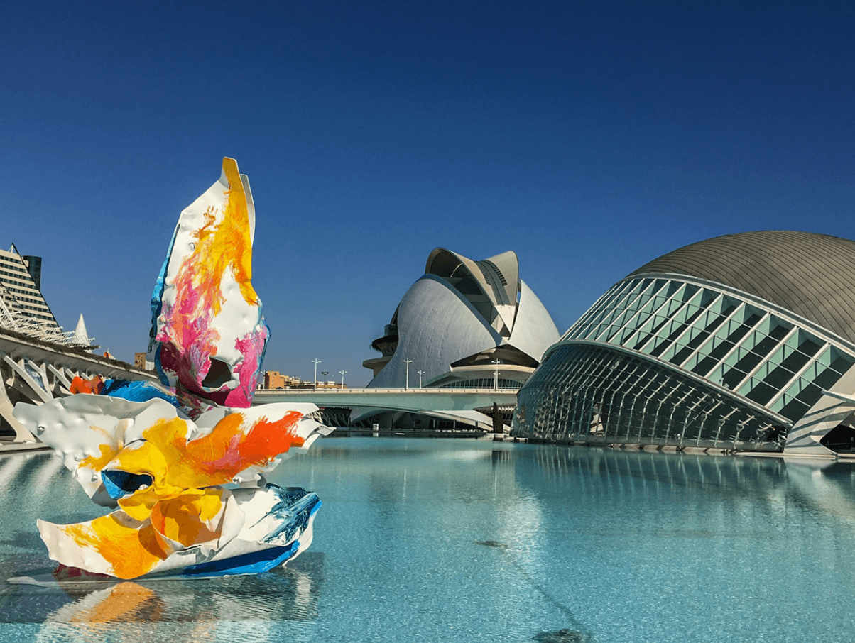 city of arts and sciences sculpture spain