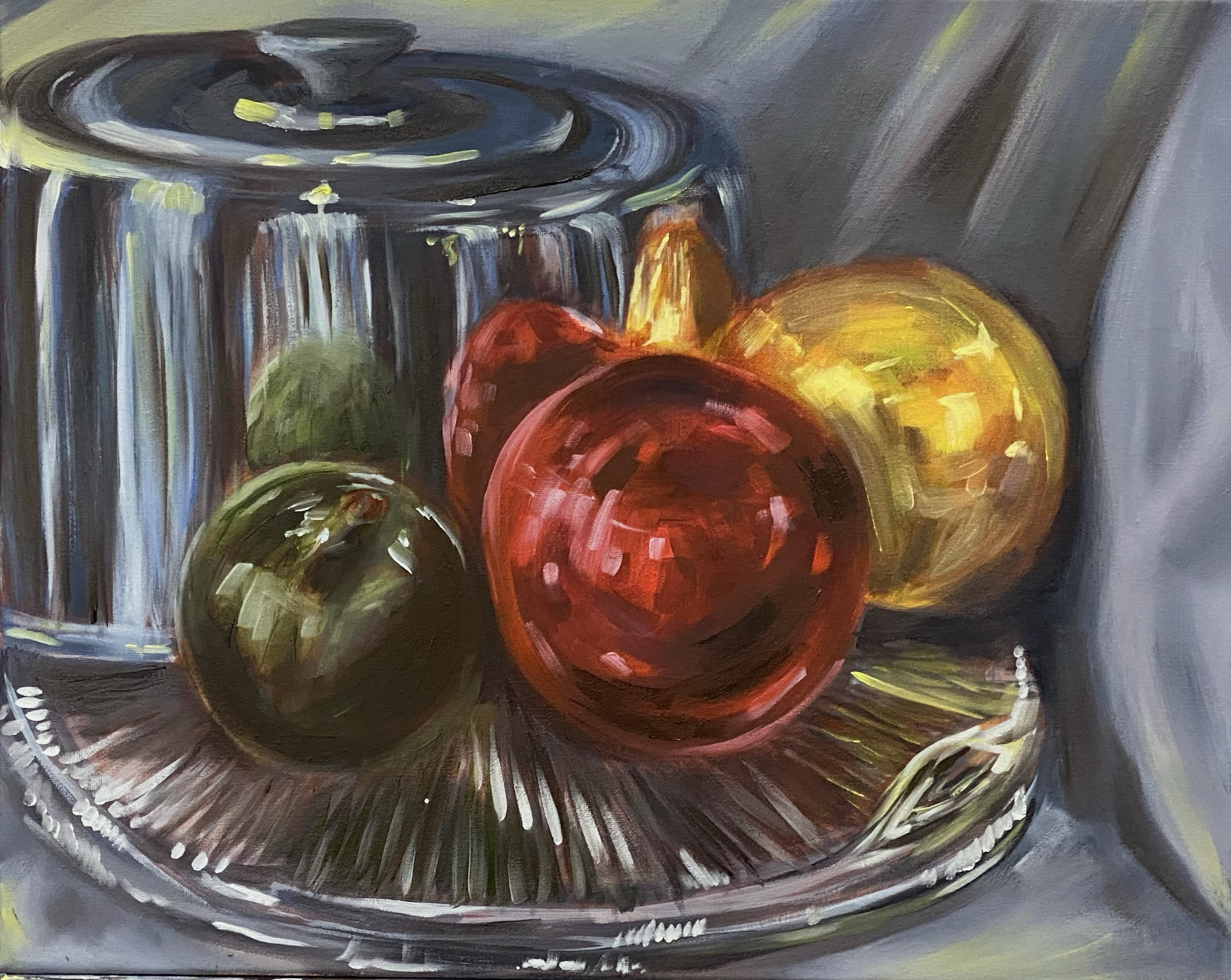 Still Life, 2024. 16 x 20 in. oil on canvas.