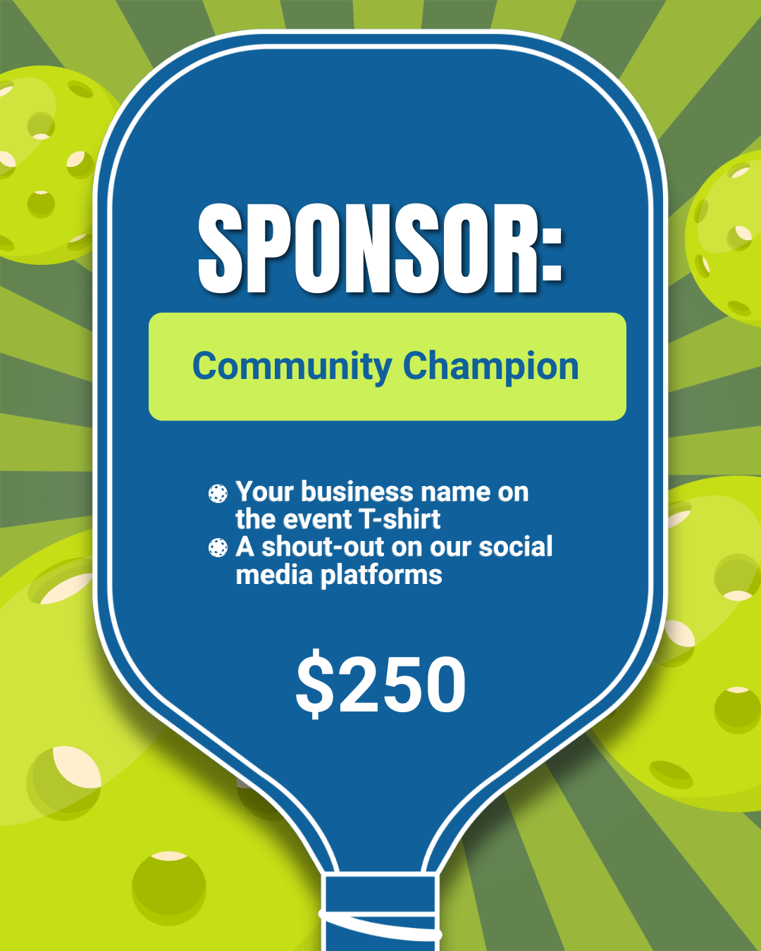 Community Sponsor