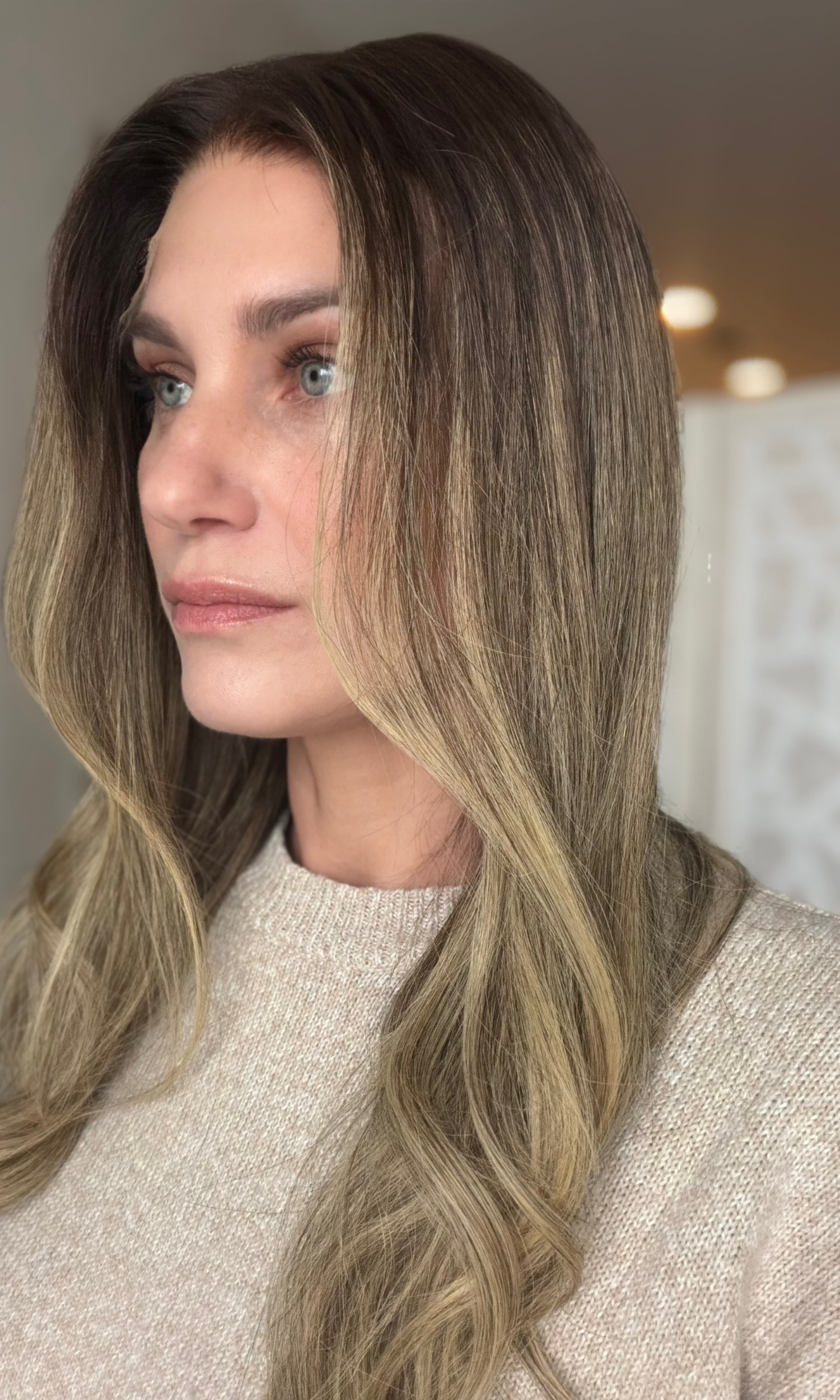 bronde blonde highlight glueless wig