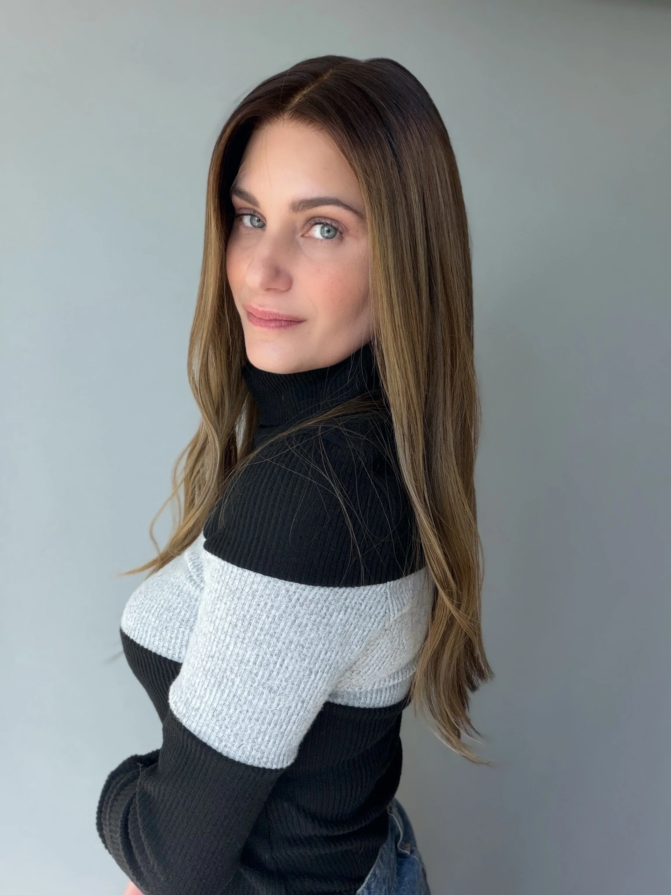 Warm rooted Bronde - "Laney" | 22" - Medium