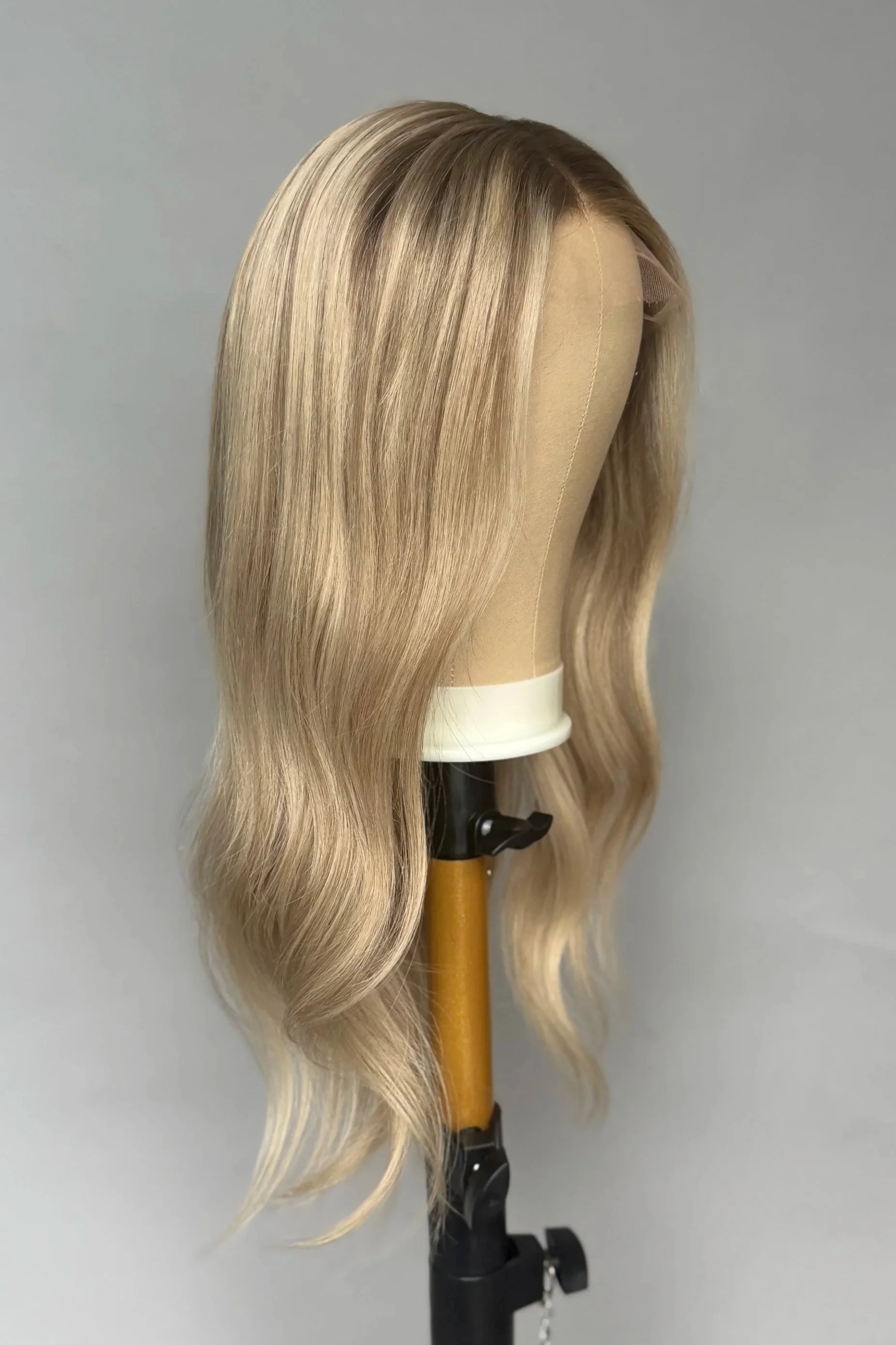 cool toned blonde luxury wig