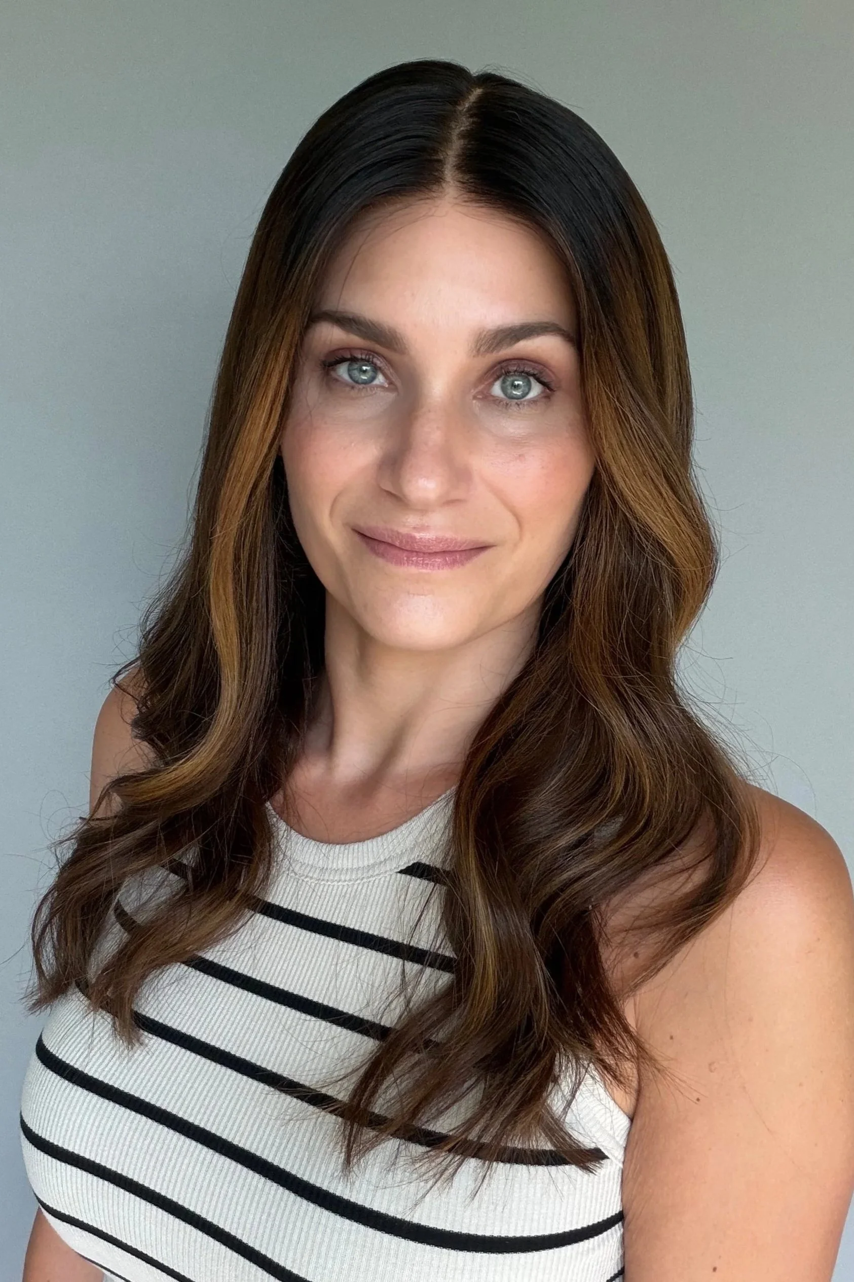 Medium Brunette with Caramel Highlights - 