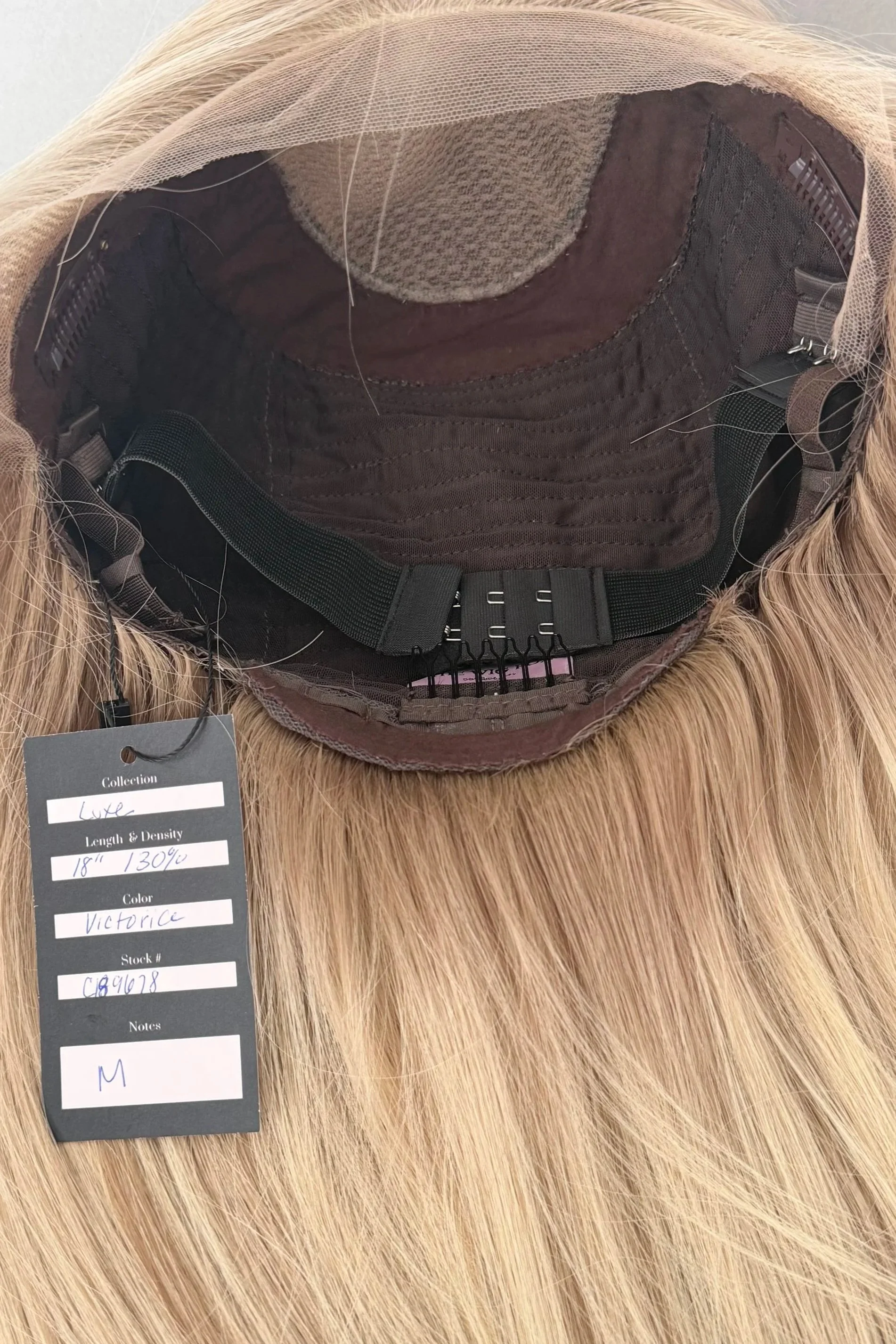 blonde custom color wig in boston