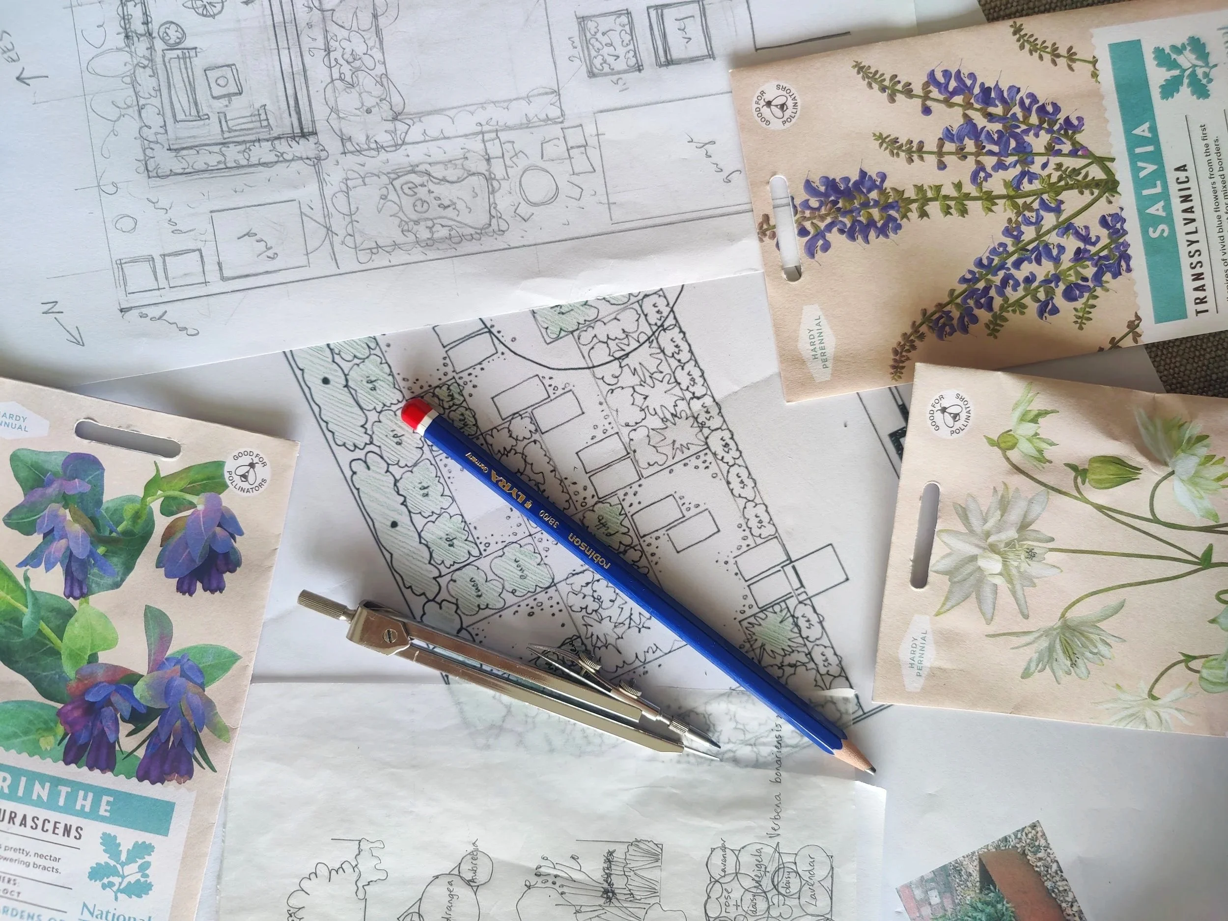 Time to rethink your garden? - Learn how to improve its layout and planting and how to draw up plans that you can use to turn good ideas into beautiful wildlife friendly reality!
