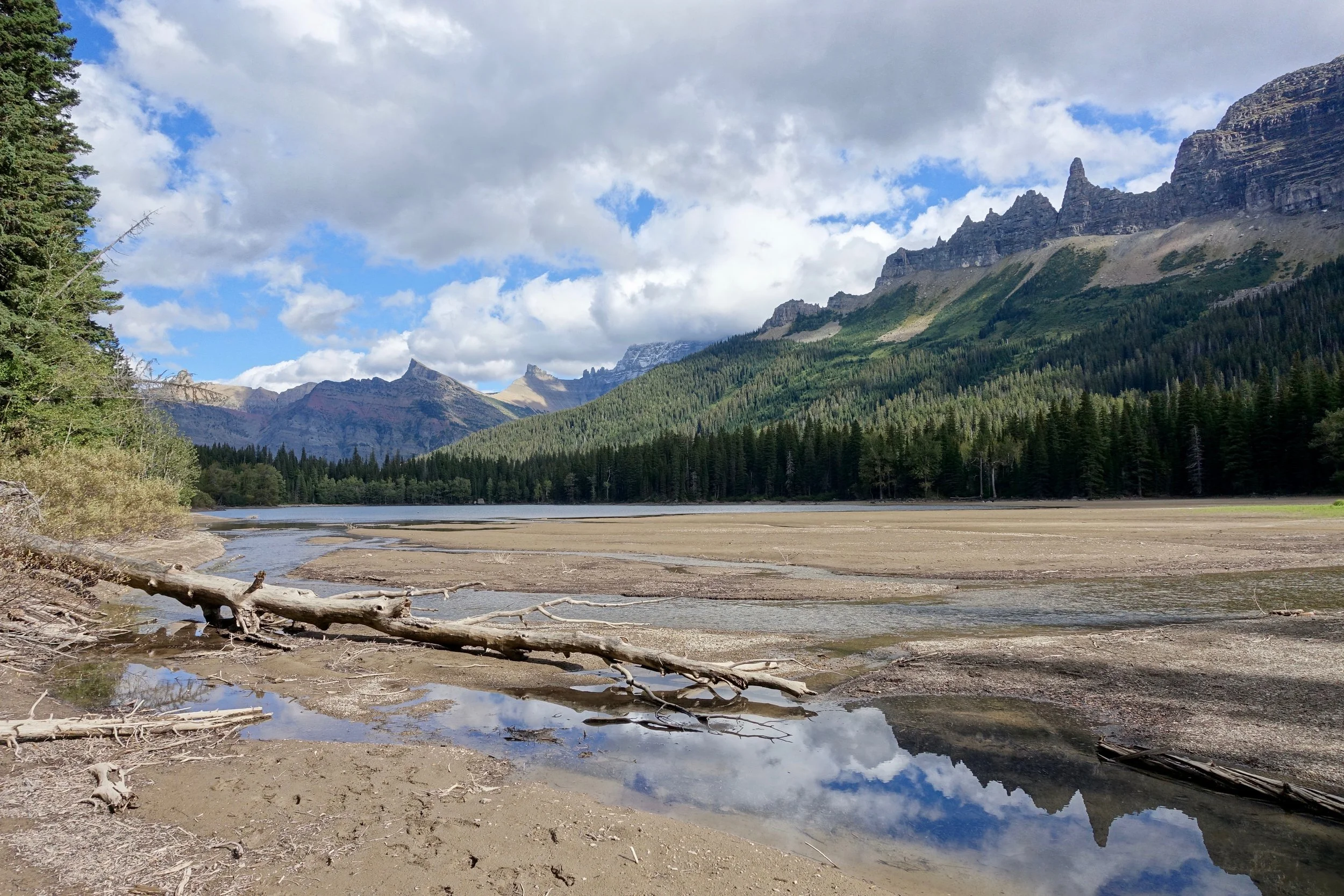 Lake Janet in Glacier National Park