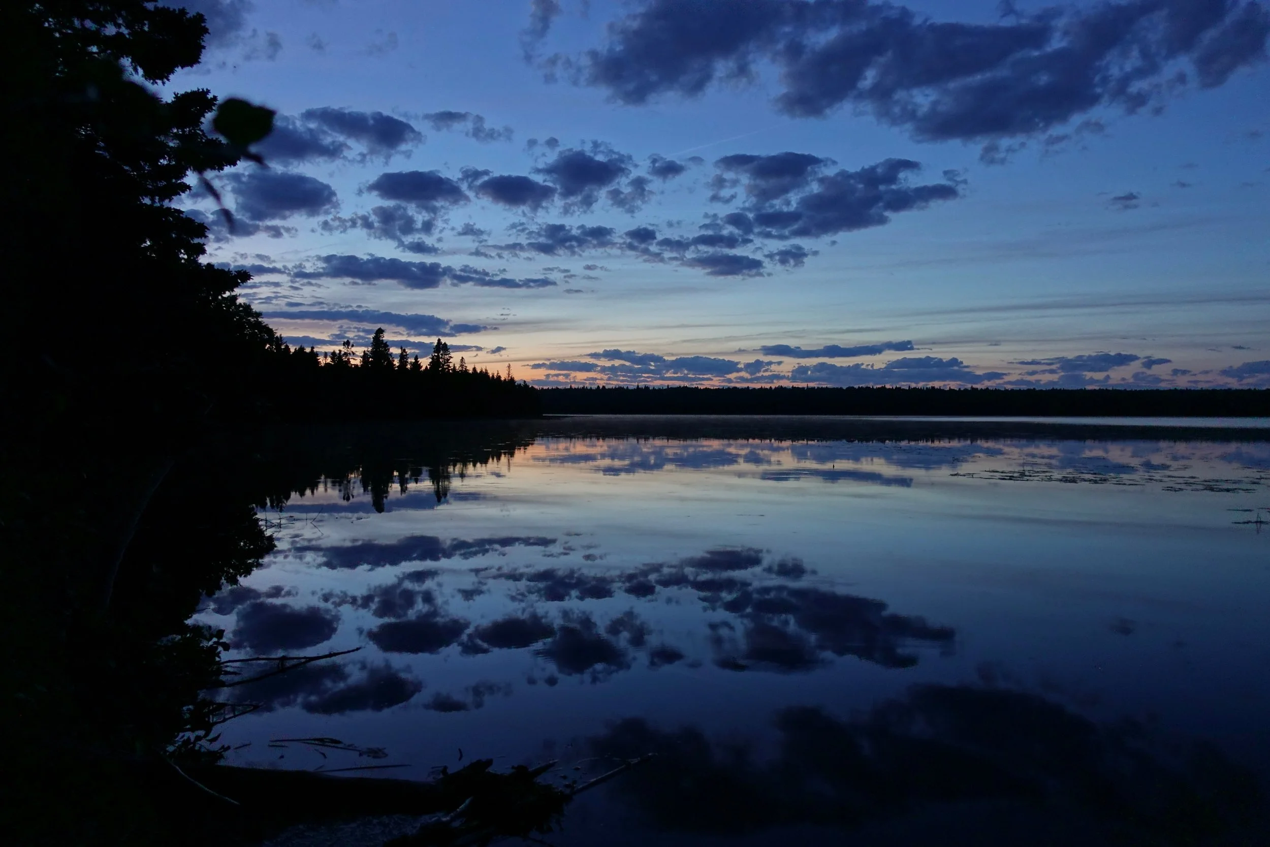 Lake Feldtmann sunset, Isle Royale Park Michigan