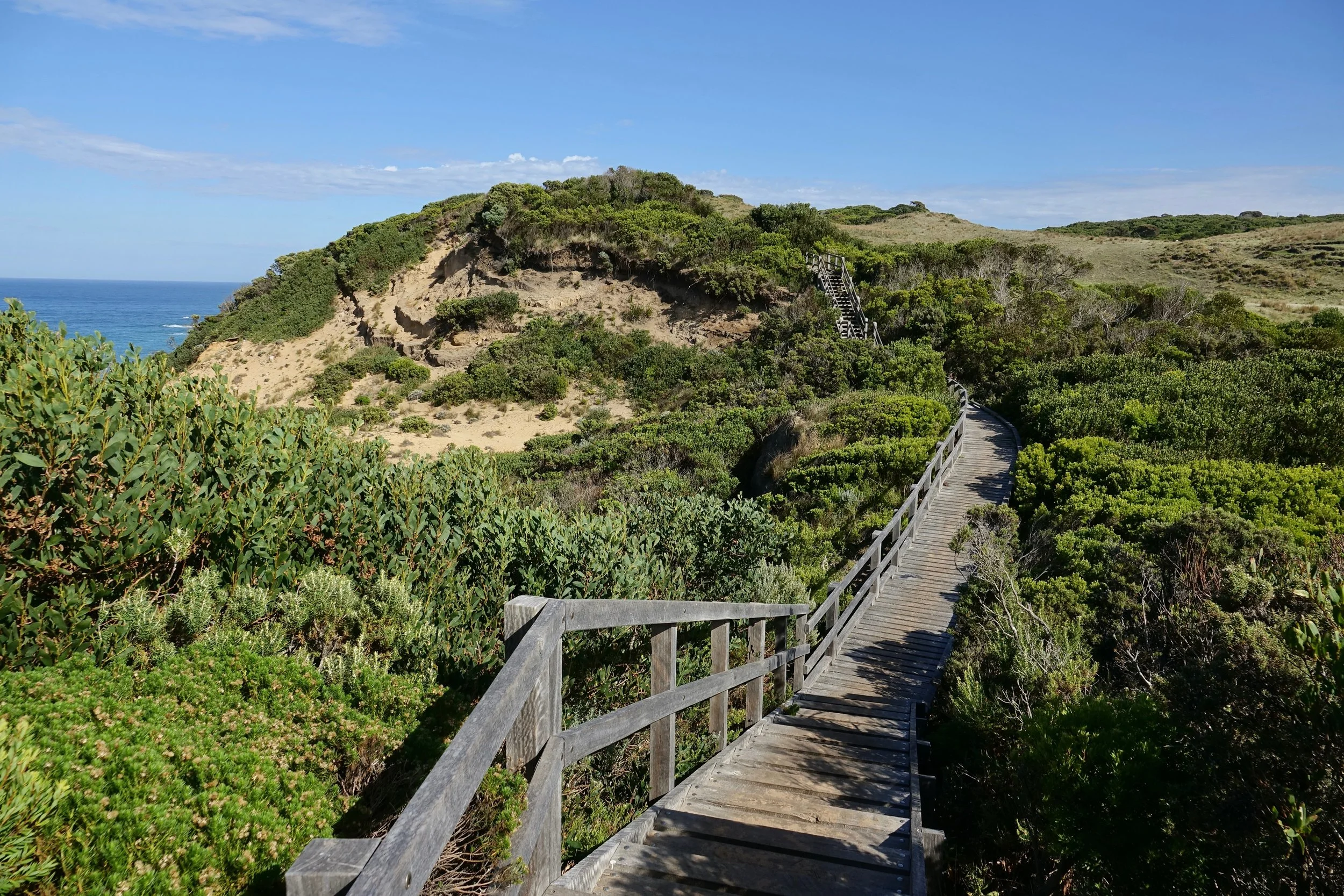 Approaching Cape Otway on the Great Ocean walk in Austrailia