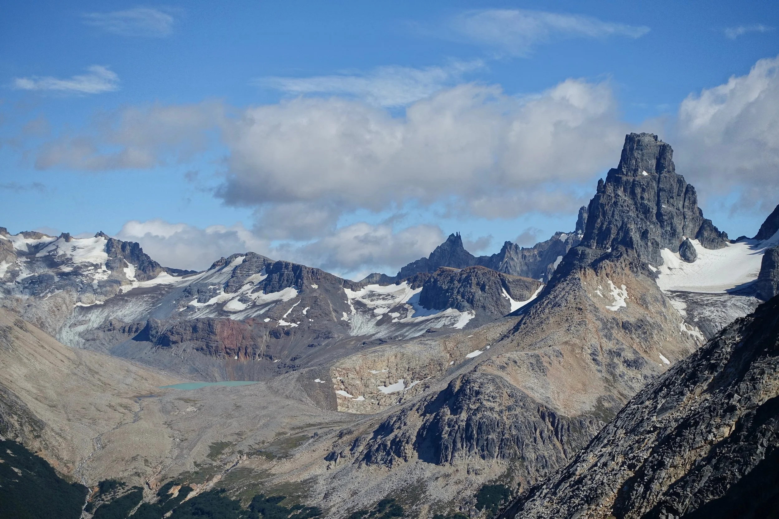 The West side of the Cerro Castillo National Reserve hike