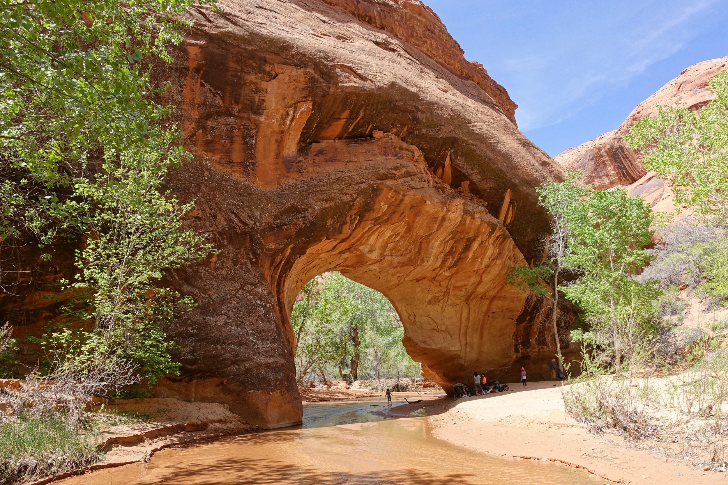 Coyote Natural Bridge on Coyote gulch hike in Utah
