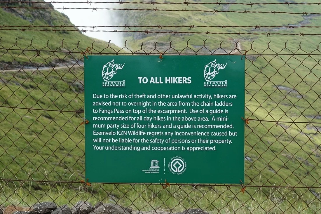 Notice about robberies