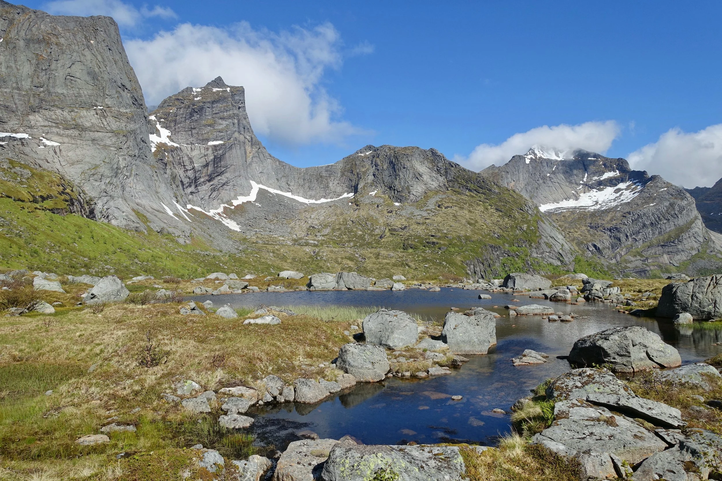 Hiking the Lofoten crossing in northern Norway