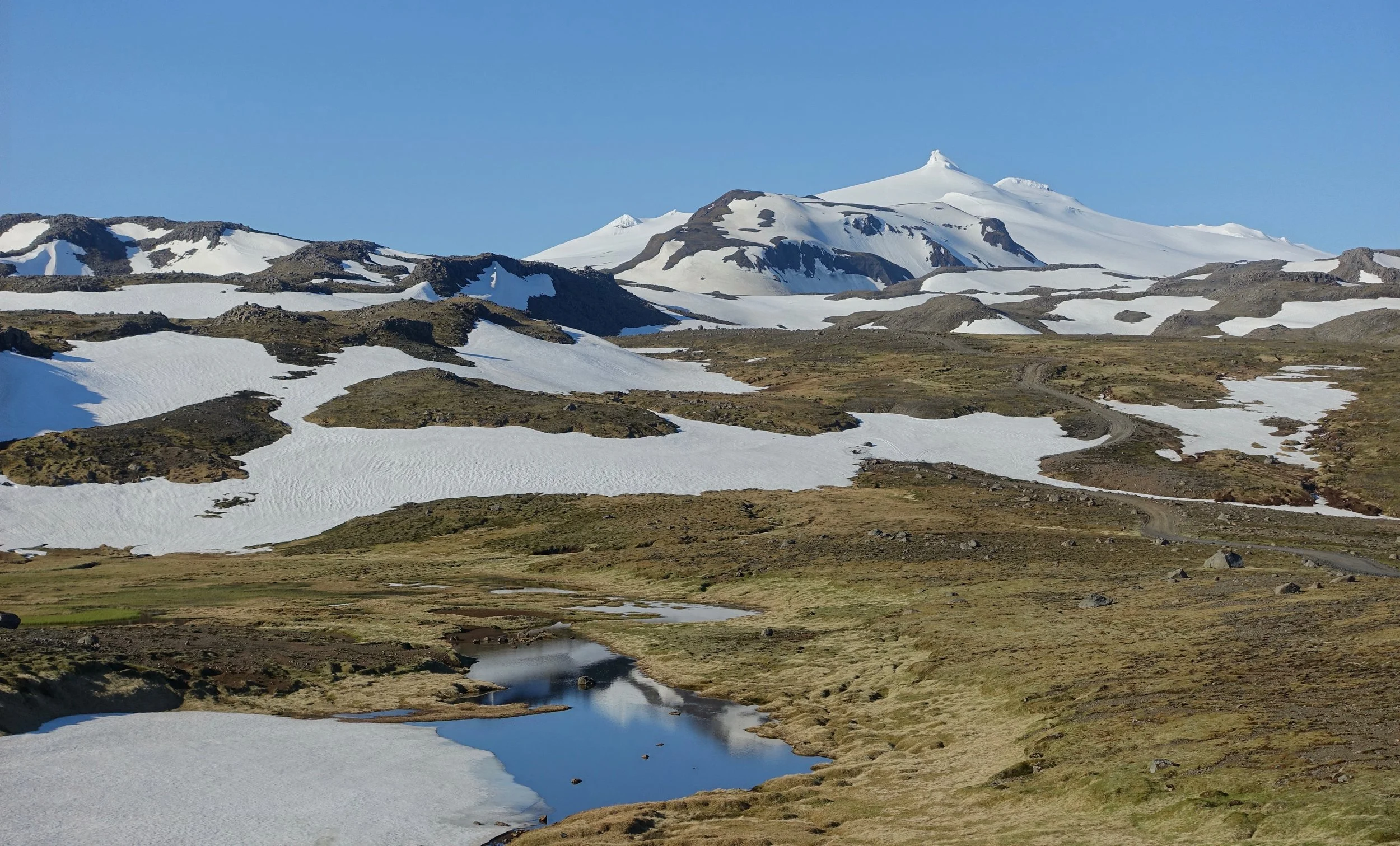 Snæfellsjökull volcano in Iceland