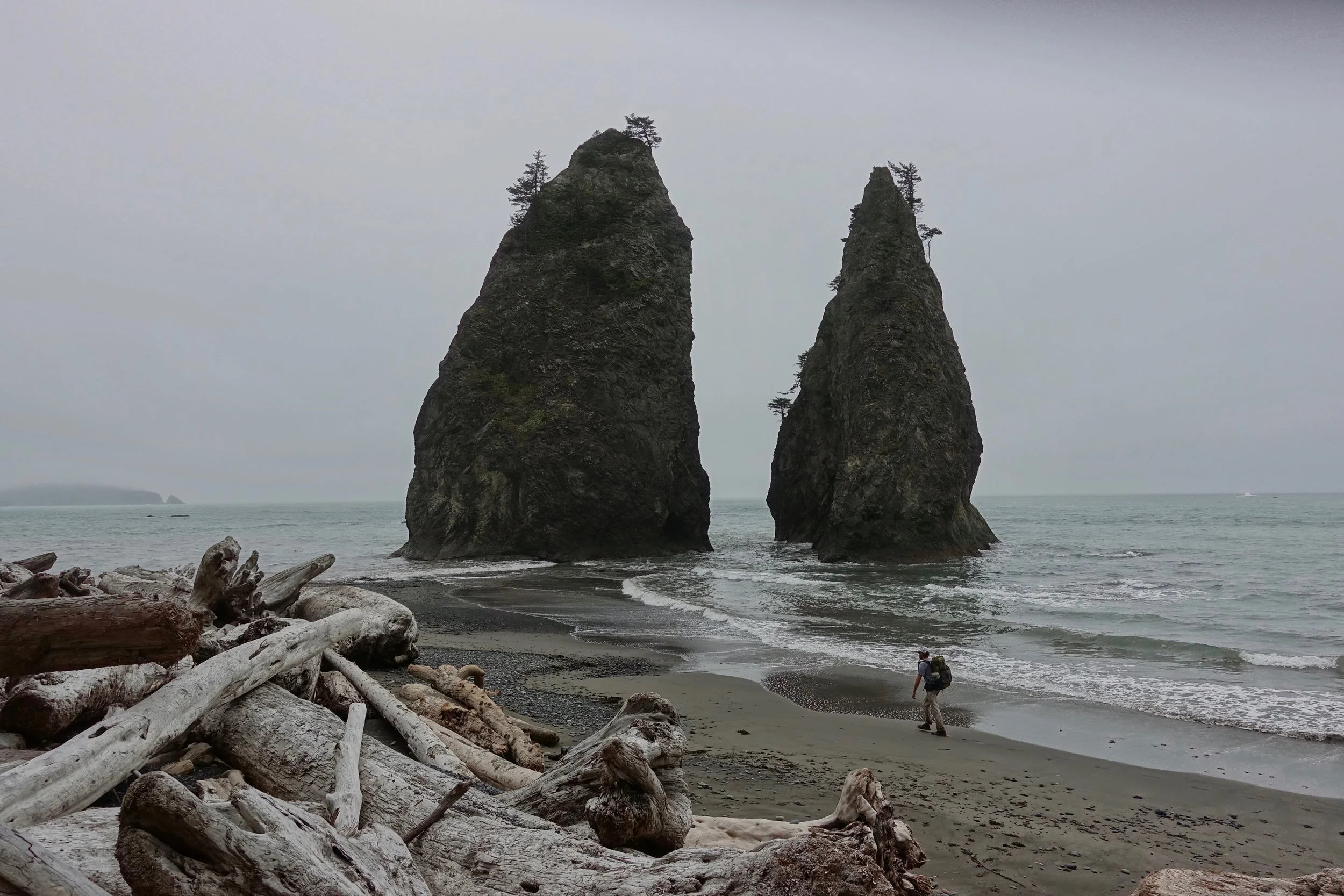 Rialto beach hike on the Olympic Coast of Washington