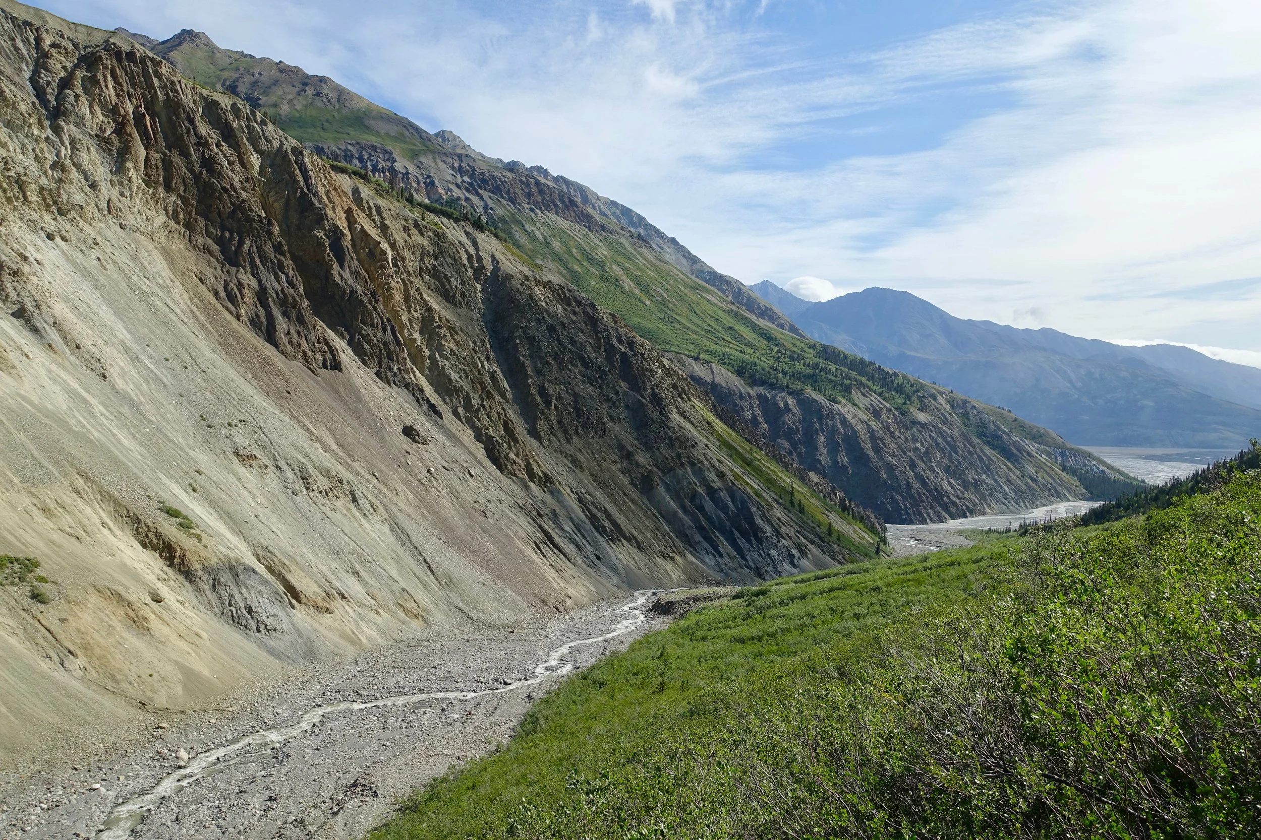 Columbia Creek on climb of Observation Mountain