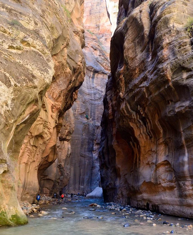 Zion Narrows hike in Utah