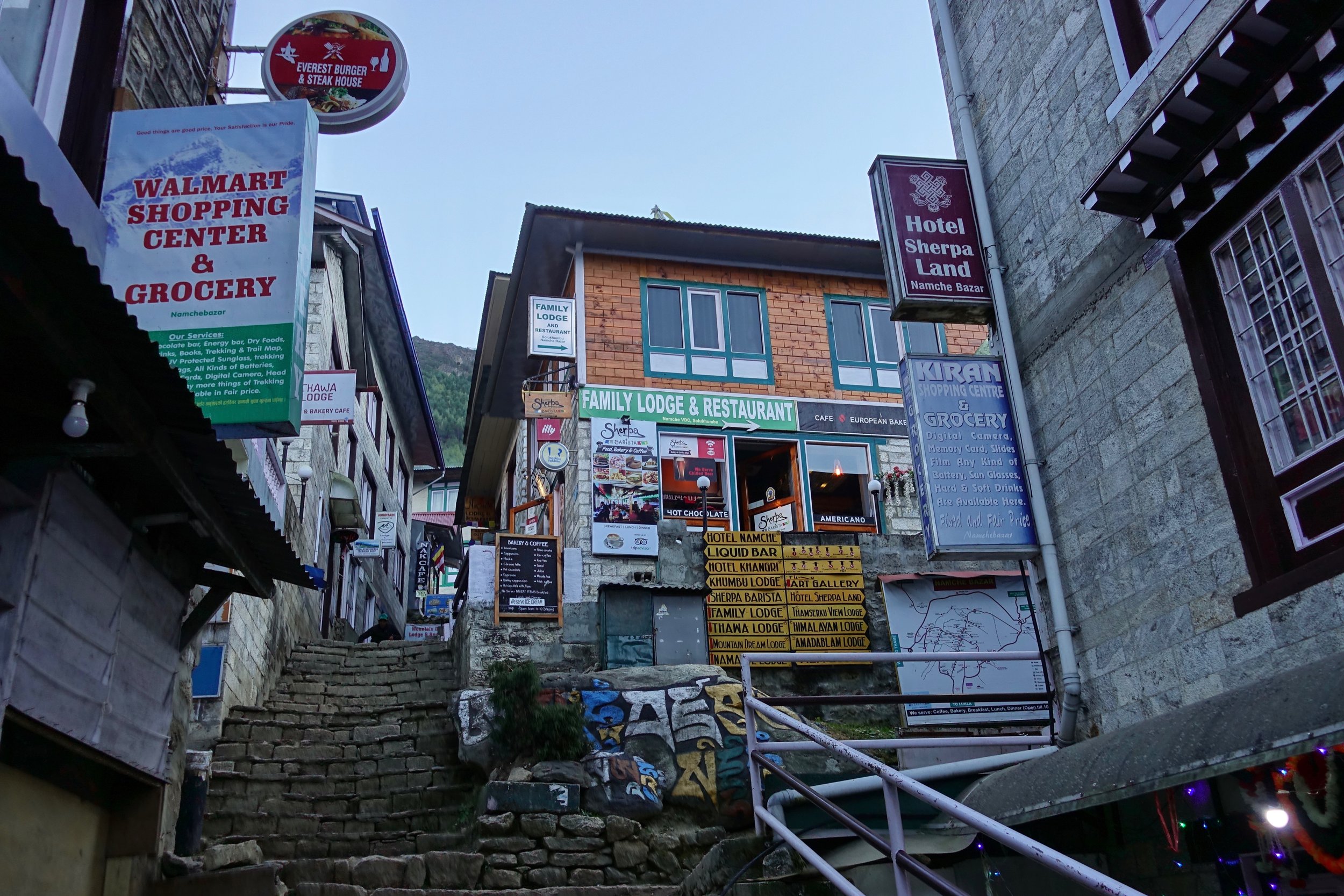 Town of Namche Bazar