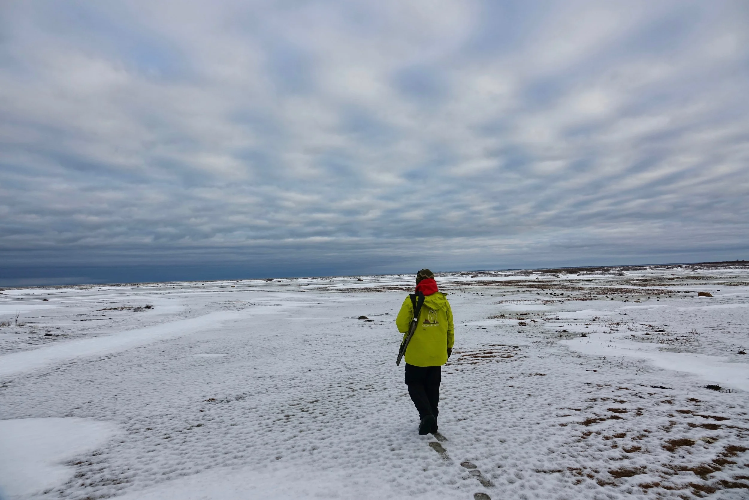 Our guide Terry in the lead