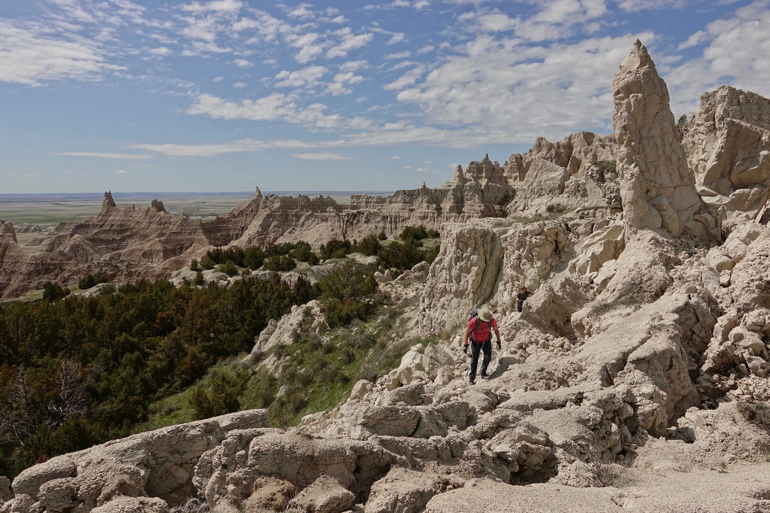 Near Deer Haven in Badlands National Park backpacking trip
