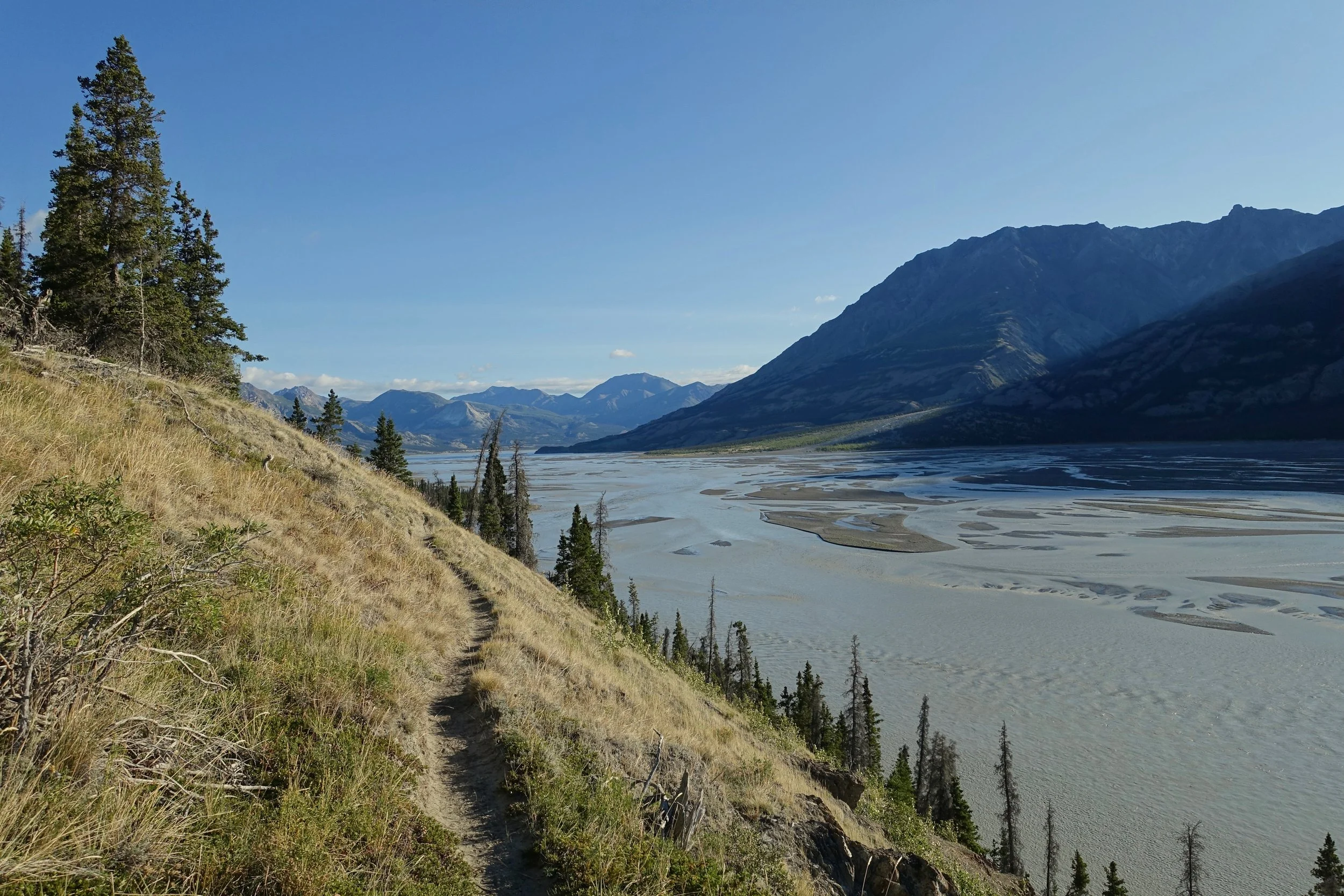 Slims River West Trail hike