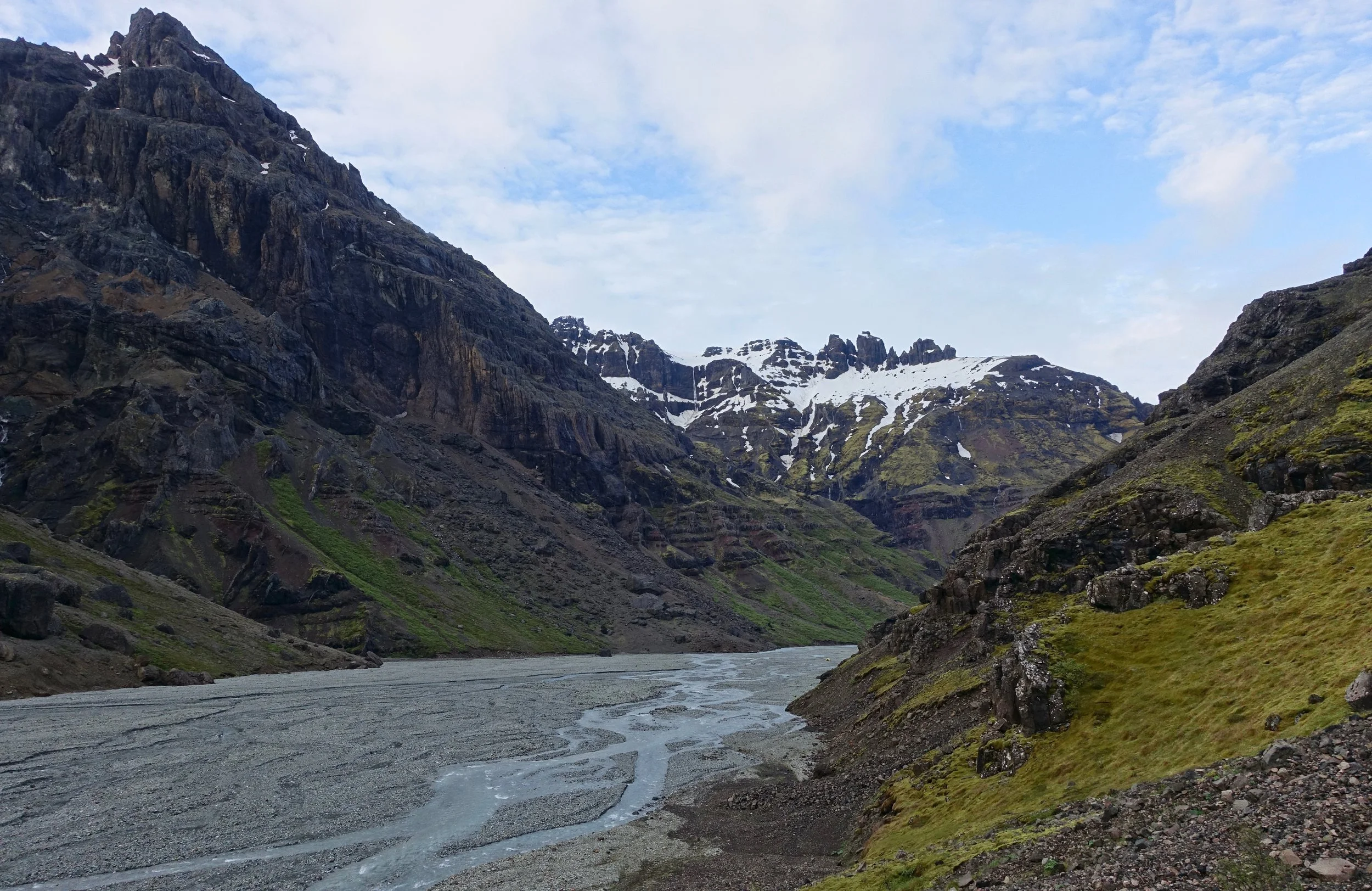 View from Kjos Valley hike in Skaftafell