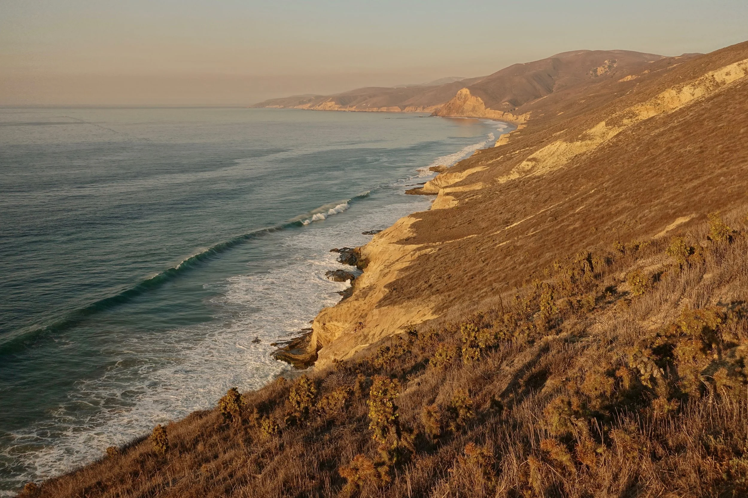 Southern coastline of Santa Rosa Island in Channel Islands National Park
