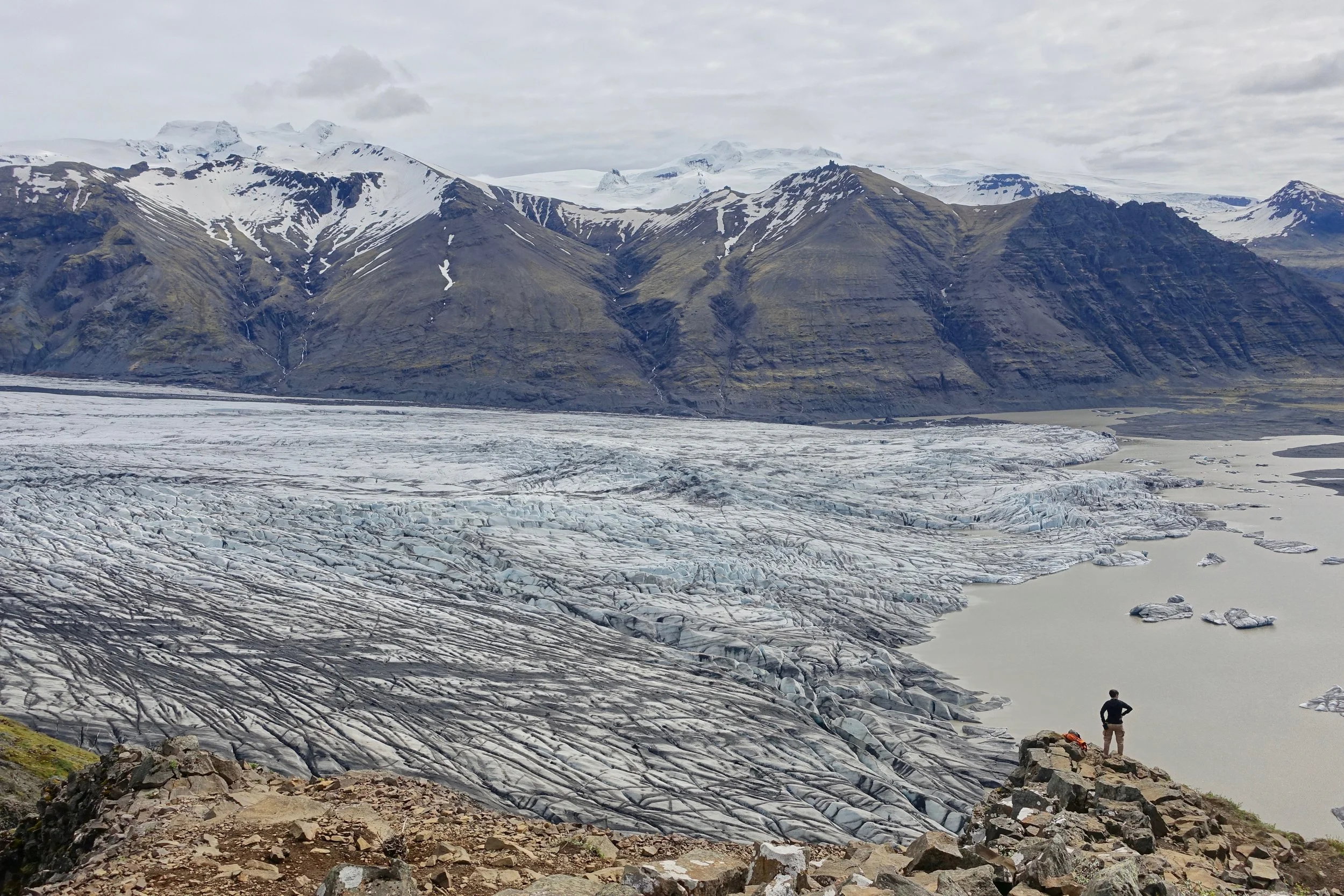 Skaftafellsjokul Glacier hike in Skaftafell National Park Iceland