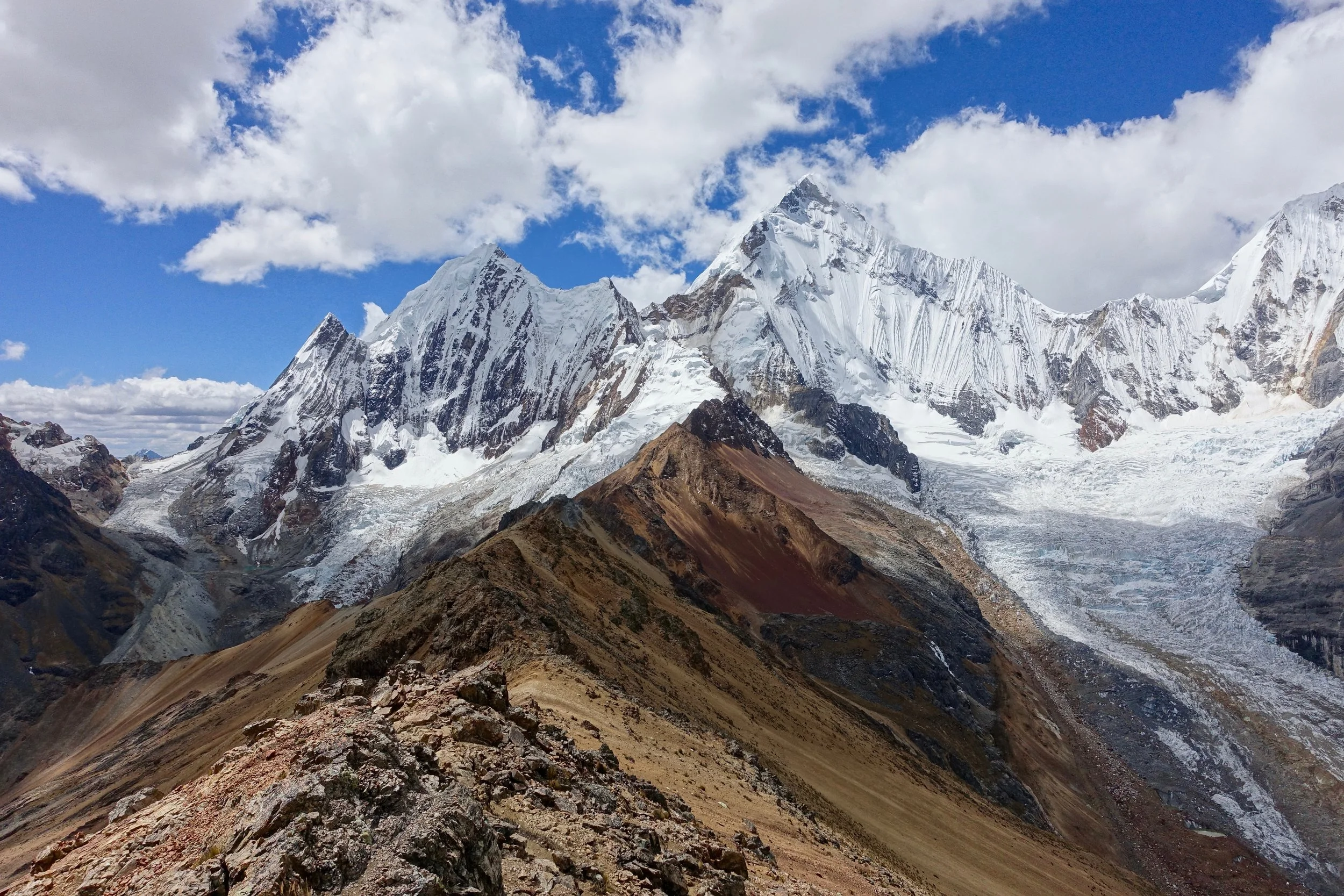Cerro Gran Vista Ridge on Huayhuash range in Peru